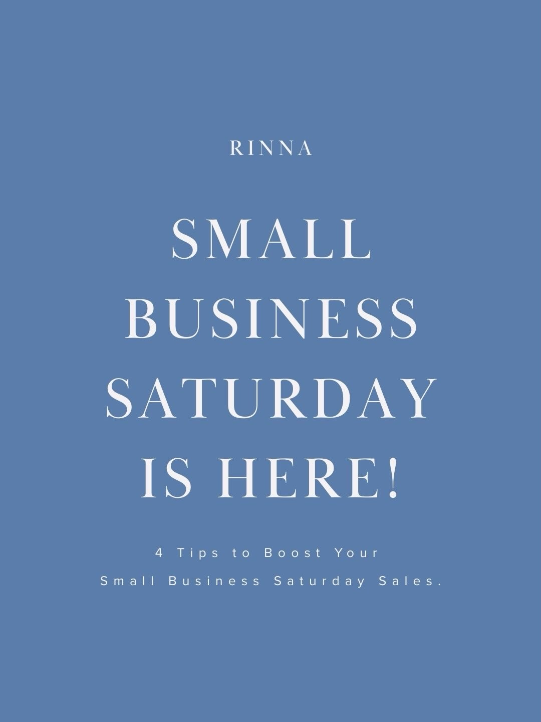 Small Business Saturday is your moment to turn connection into sales. Check out four simple ways to make the day work for you in this post. RINNA Wholesale is here to support retailers across Canada with products that help you inspire confidence, create trust, and keep customers coming back. #ShopLocalCanada #CanadianRetail #SmallBusinessSaturday #RetailTipsCanada #CanadianBoutiques