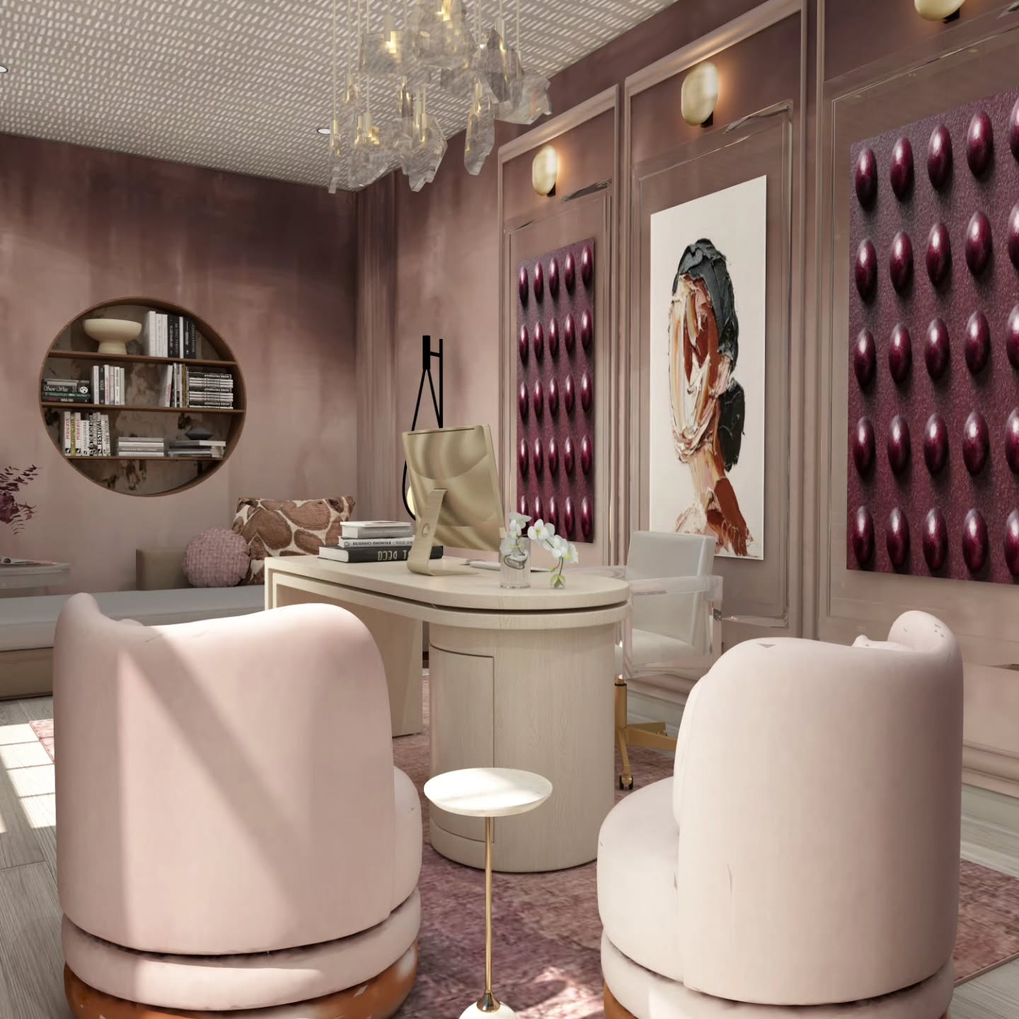 Upscale downtown design office but make it ultra feminine.✔️
Www.bellanoiredecor.com
#bellanoiredecor