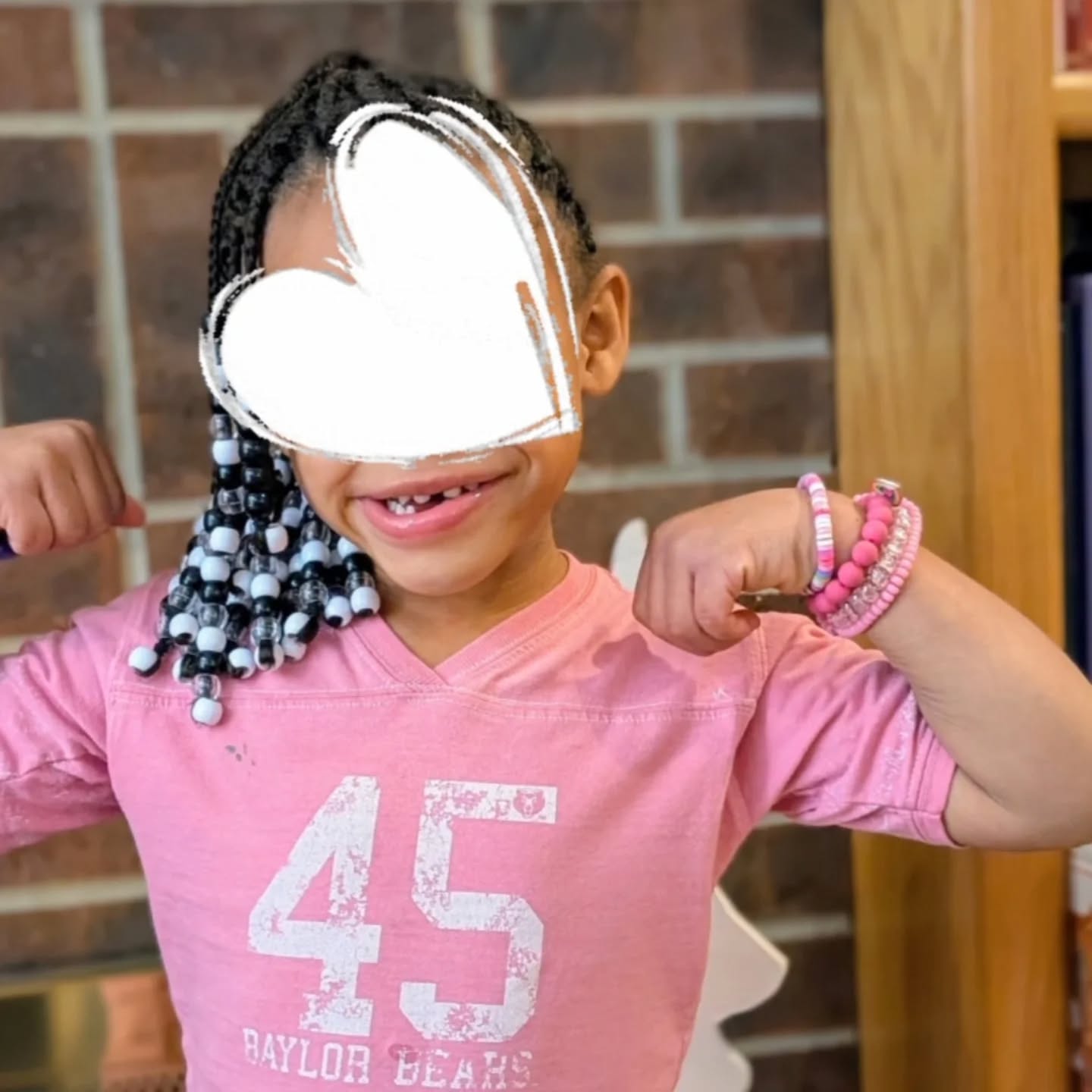 This girl isn't even five years old yet and she lost her first tooth this weekend. She's so ready to catch up with her sibs in all the ways, so she acted like this was no big deal.
And just so I never forget the details, she's a preschooler who would never elect to be without a bracelet stack, and who'd travel to watch @bufootball every weekend if we would allow it.
#imperfectlybeautifulus #fosterlove #raylight