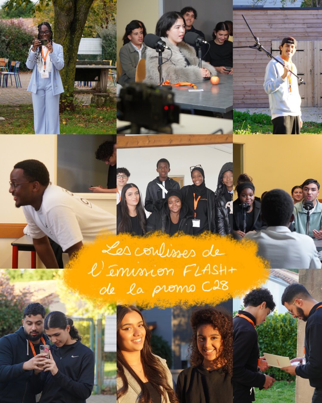 Behind the scenes de Flash+ 👀🎙️
Une émission, ça ne s’improvise pas. Et les jeunes de CAMP+28 l’ont bien montré : idées qui fusent, répétitions, ajustements de dernière minute et préparation millimétrée pour donner vie au projet Flash+, une émission 100% imaginée, portée et incarnée par eux. Rien n’a été laissé au hasard 🎬🔥
Voici quelques clichés des coulisses et des préparatifs — là où tout prend vie 📸
