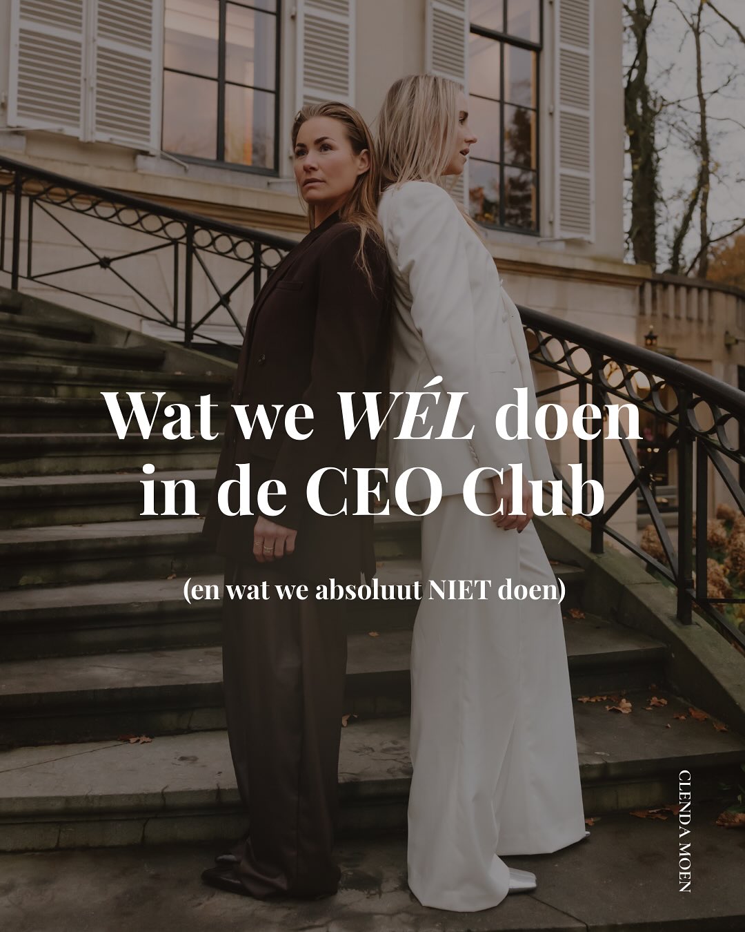 ✅ Comment “CLUB” en ontvang het aanmeldformulier + alle informatie.
Dit is ondernemen op het niveau waar je volgende versie op wacht.
Voor vrouwen die klaar zijn om te leiden - op hún voorwaarden met een verdubbeling van je omzet als logisch gevolg.
De deuren van de CEO Club zijn nu open 🔥