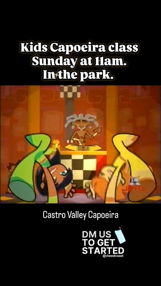 Kids class every Sunday at 11am in the park. Ages 6-10 years old. Message or comment to sign up.
Castro Valley Capoeira