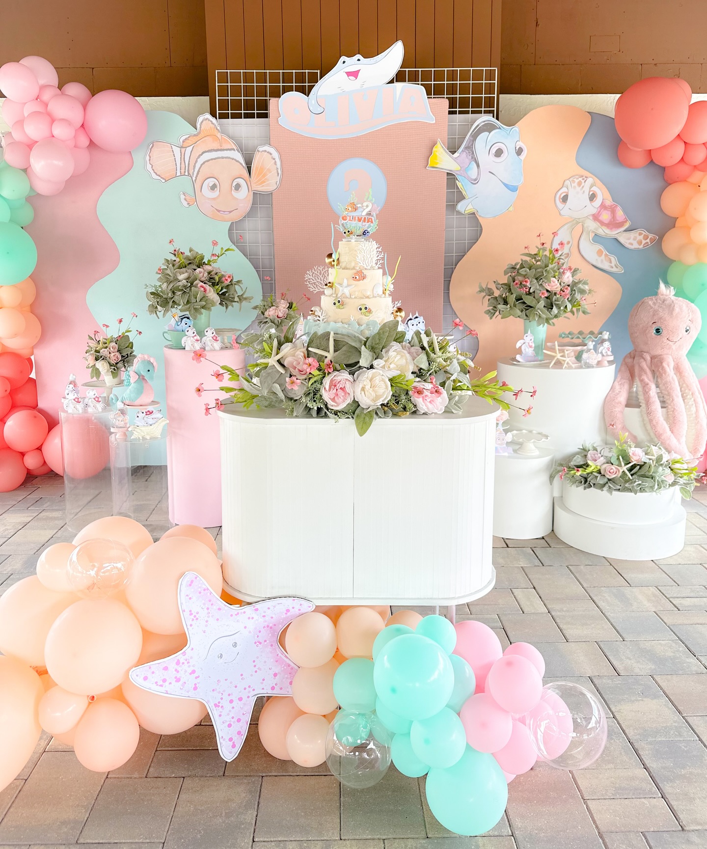 Nemo decoration to celebrate Olivia’s 2nd Birthday