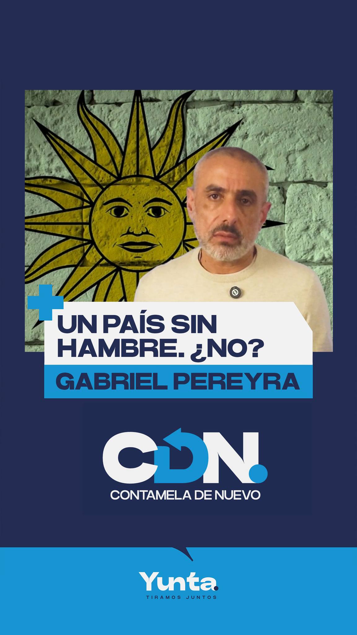 Cada tanto reaparece la frase: “En Uruguay no hay hambre”.
Pero cuando mirás un poco más profundo...
Otro Contamela de nuevo con Gabriel Pereyra.