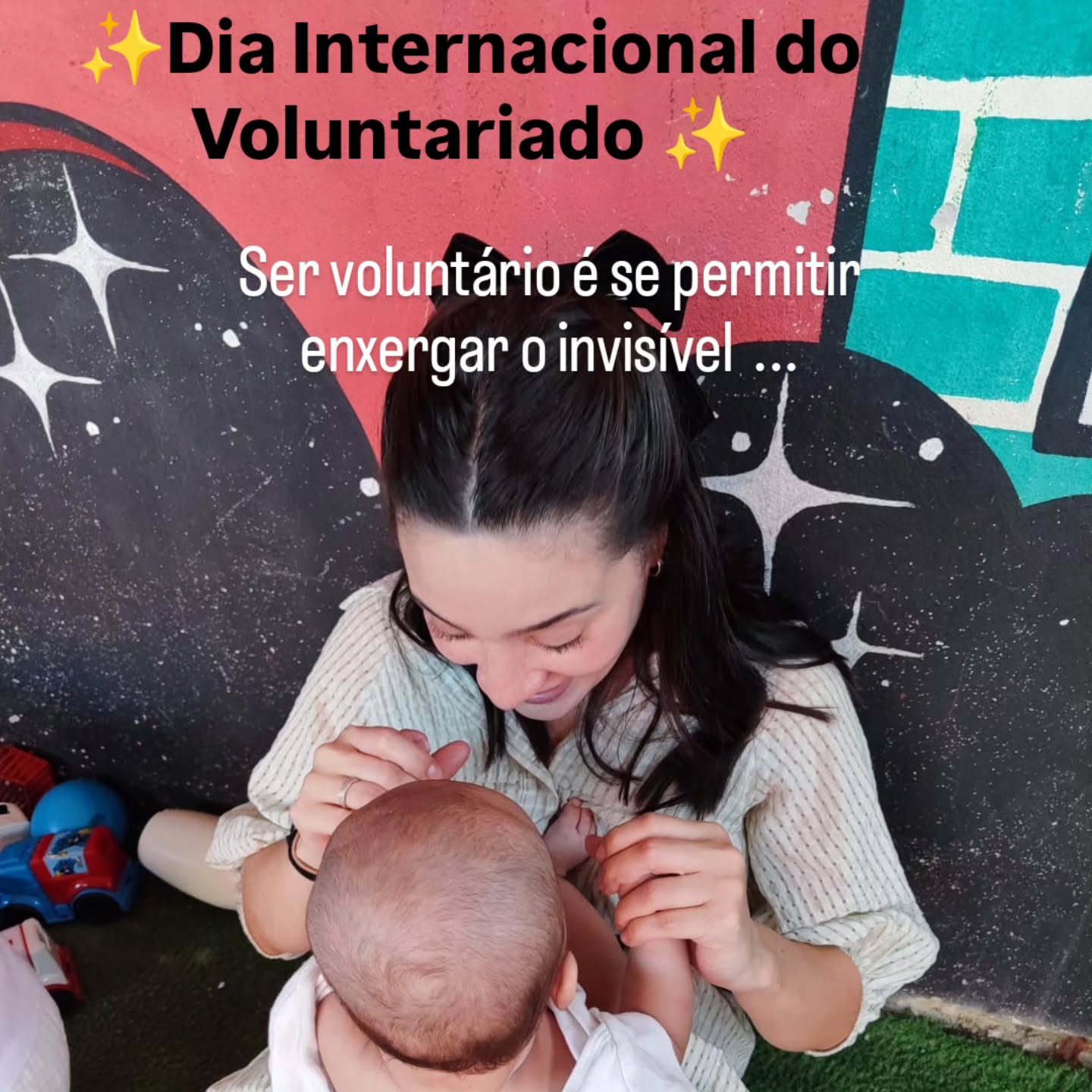 O Instituto Vitória Humana parabeniza todos os voluntários pelo Dia Internacional do Voluntariado ✨
Ser voluntário é se permitir enxergar o invisível ...
É ser colo da multiplicidade ...
É ensinar a voar ...
É colocar o amor em movimento.
...E ser feliz!