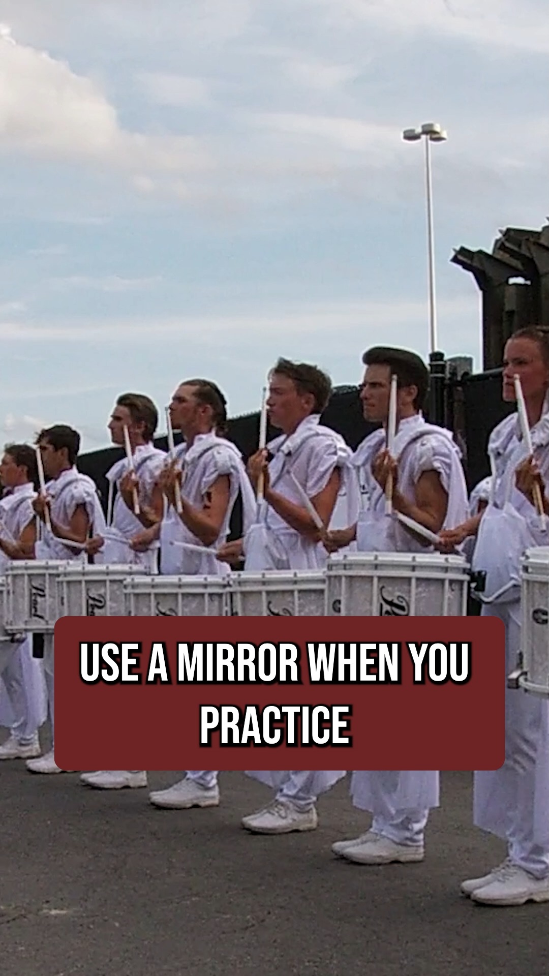 Your technique might feel right. But does it look right?
Most players think their stick heights are even, their posture is solid, and their path is clean—until they practice in front of a mirror.
Here's what you'll actually see:
That right hand sitting an inch higher than you thought
Shoulders tilted just enough to mess with your sound quality
A slice in your stroke stealing efficiency when the book gets dense
A mirror gives you real-time feedback. It's the fastest way to match what you intend to do with what you're actually doing.
Find a mirror. Set up. Watch yourself. The issues you never knew existed? They're about to get fixed.
Drop a 🔥 if you're trying this today.
#drumsmart #iq #percussioniq #snare #quad #percussionist #wgi #dci #indoordrumline #drumline #drum #drumcorps #music #marchingarts #drummunity #marchingpercussion #marching #snaredrum #tenordrums #marchingsnare #bandsofamerica #percussioneducation
