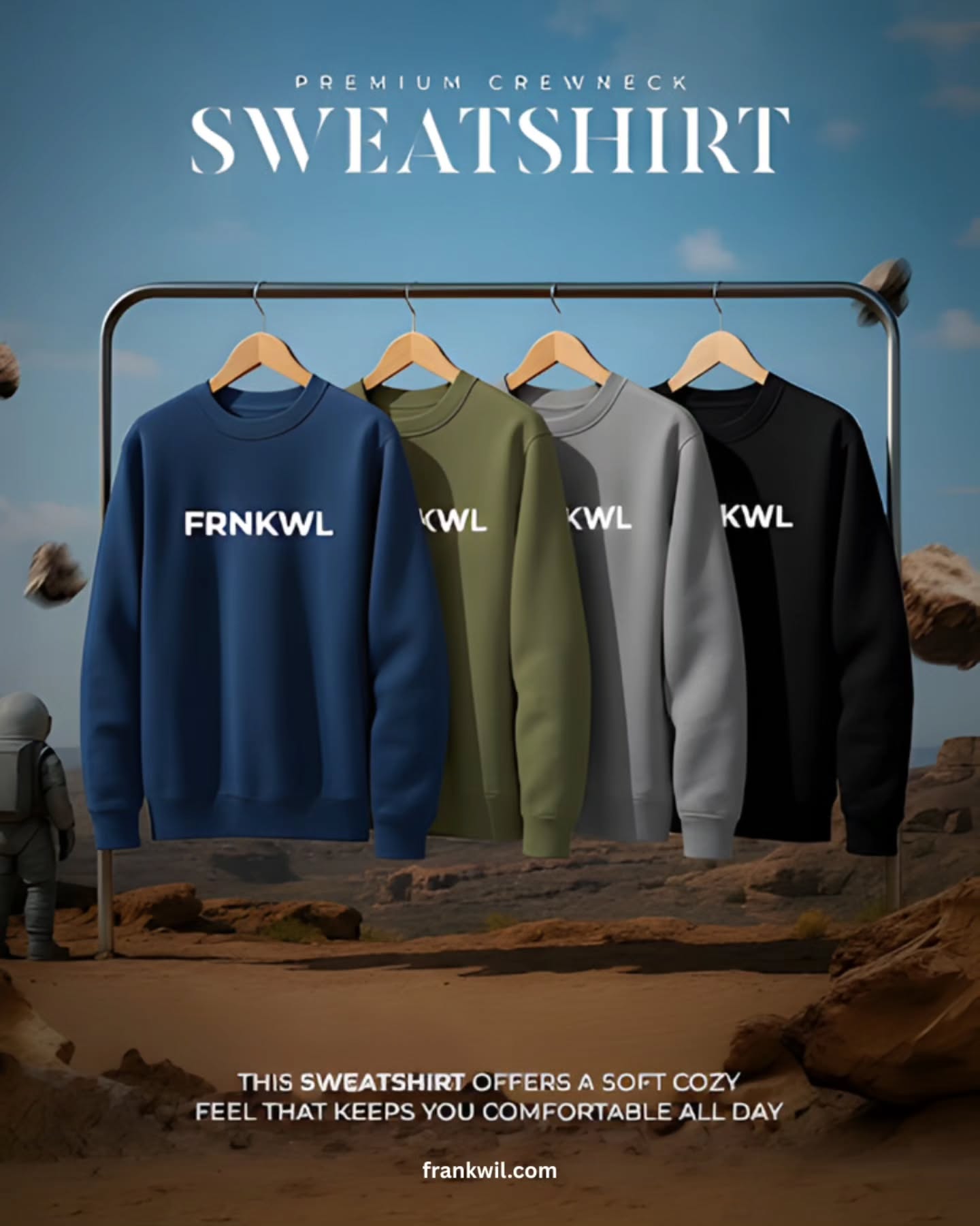 Comfort that looks as good as it feels.
Our premium crewneck sweatshirts are made for everyday wear soft, cozy, and built to last through every season.
Pick your colour and upgrade your essentials today.
Tap to shop or visit us in-store.
📍 30-B, Char Khamba Road, Model Town, Ludhiana
🛒 www.frankwil.com
.
.
#mensfashion #sweatshirtweather #menswearindia #winteressentials