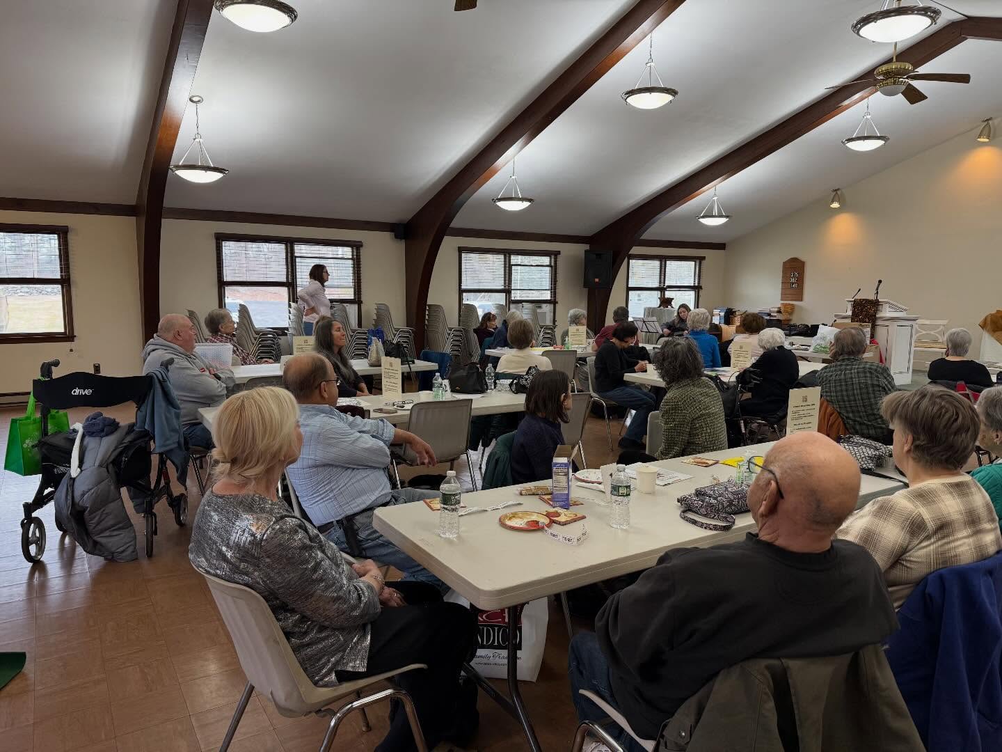 Our OG Senior Coordinator, Pam Veith, shared photos of Lewisboro Seniors being entertained by President Gail Kraljevicโs granddaughter Hailey Kraljevic from yesterdayโs Senior Meeting. ๐