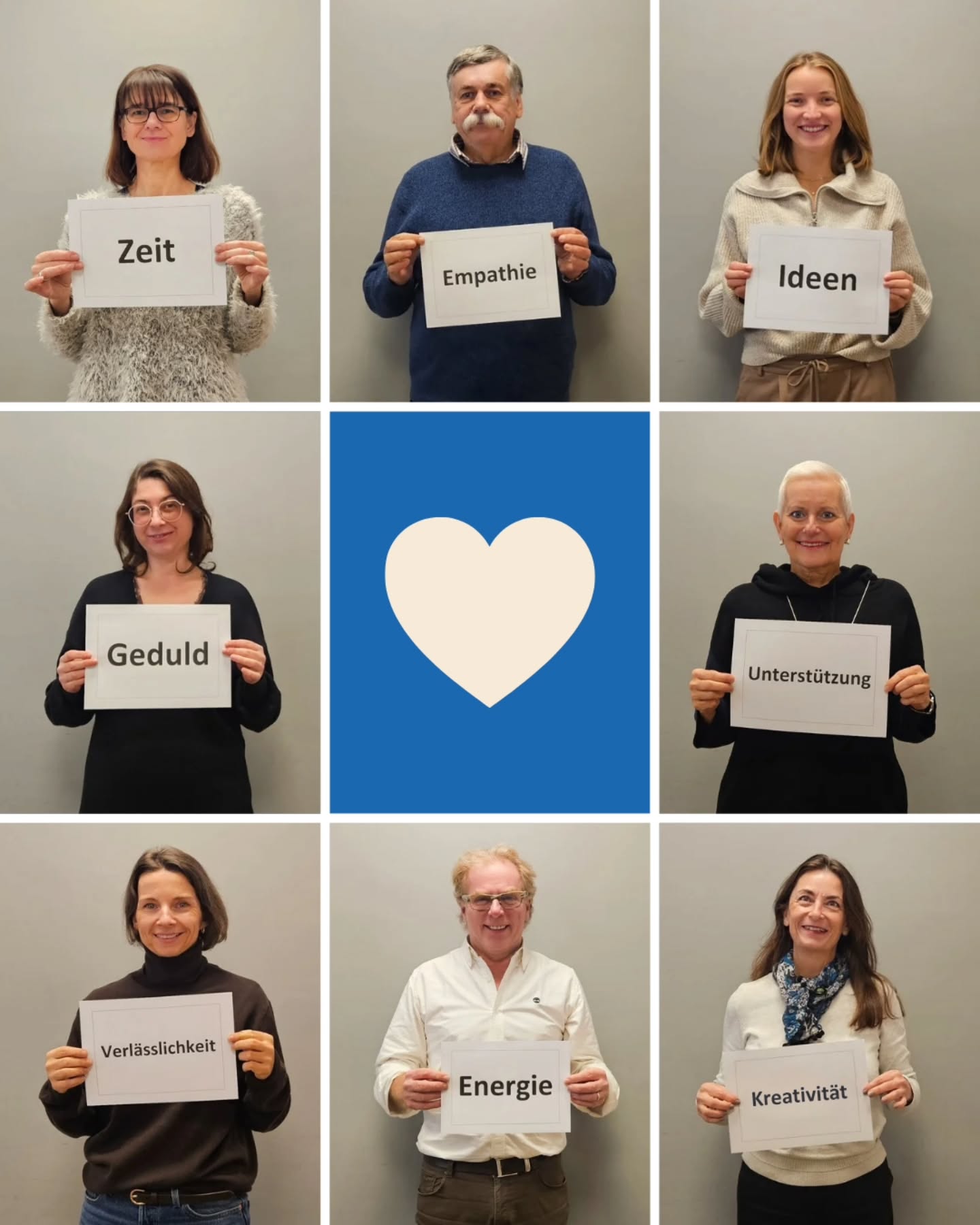 Zum Tag des Ehrenamts senden wir ein großes Dankeschön an alle, die sich einbringen.
Ihr tragt so viel Wertvolles in die Gesellschaft und tut es oft leise und selbstverständlich.
Die Worte auf unseren Bildern stehen stellvertretend für euren täglichen Einsatz.
Danke für alles, was ihr möglich macht.
#Ehrenamt #TagdesEhrenamts #NEAvernetzt #Engagement