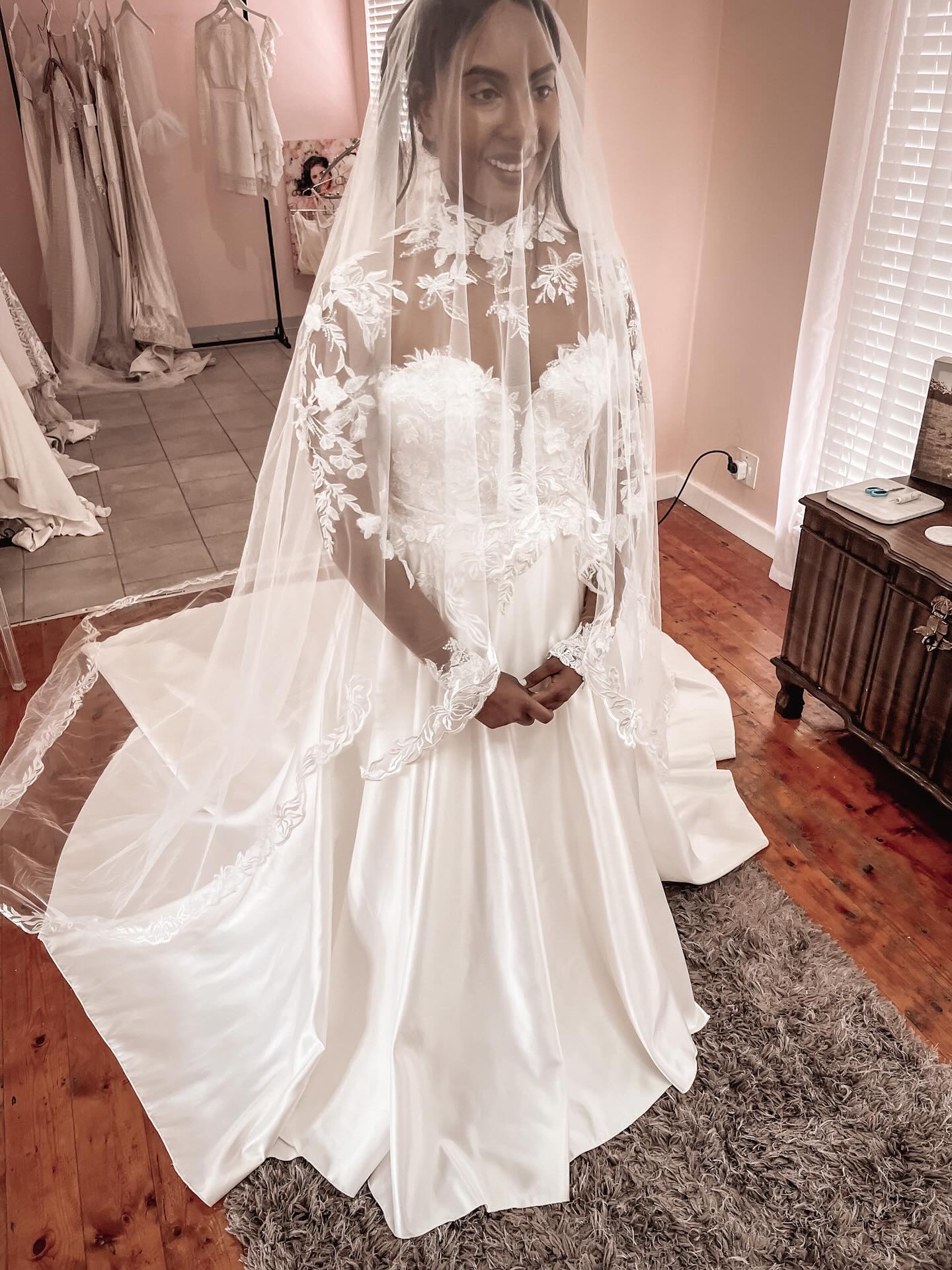 Radiant & Gorgeous @caitlynn_mashego 🥹🙌🥂😍🩷 Thank you for trusting us with the bespoke process, from so far away. For traveling to your fittings & being such a dream to work with. We are obsessed with the final product. A 4 -piece bespoke creation, consisting of a veil, bodysuit, mermaid silhouette full lace main gown, with removable full circle overskirt.
We love a good mid-wedding transformation! Cait shed layer after layer to create a multi-faceted bridal look, that kept her guests guessing & excited 🎉🥂🙌
#bespokebride #bridaldesign #weddingdressinspo #weddingdress #bridalgown #realbride #bridalcouture