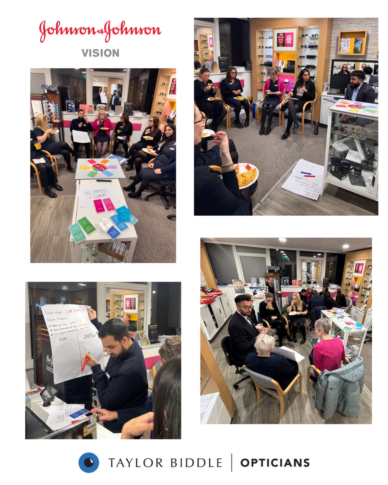 A fantastic training session this week at Taylor Biddle Opticians, led by Sam from Johnson & Johnson Vision. Our team spent the afternoon learning about the brand-new Acuvue Oasys 1-Day Max for Astigmatism lenses and the exciting advances behind the Max range. From enhanced comfort to improved visual performance, there’s a lot for us to share with you — and yes, the pizza definitely helped keep our focus sharp!
If you’re curious about contact lenses, interested in trying something new, or wondering whether an upgrade to the Oasys Max range could benefit you, we’re here to help. Speak to our team at your next appointment or get in touch to explore your options. 👓✨
#TaylorBiddleOpticians #ContactLenses #AcuvueOasysMax #Astigmatism #Opticians #EyeCare #JohnsonAndJohnsonVision #StaffTraining #Optometry #SeeTheDifference