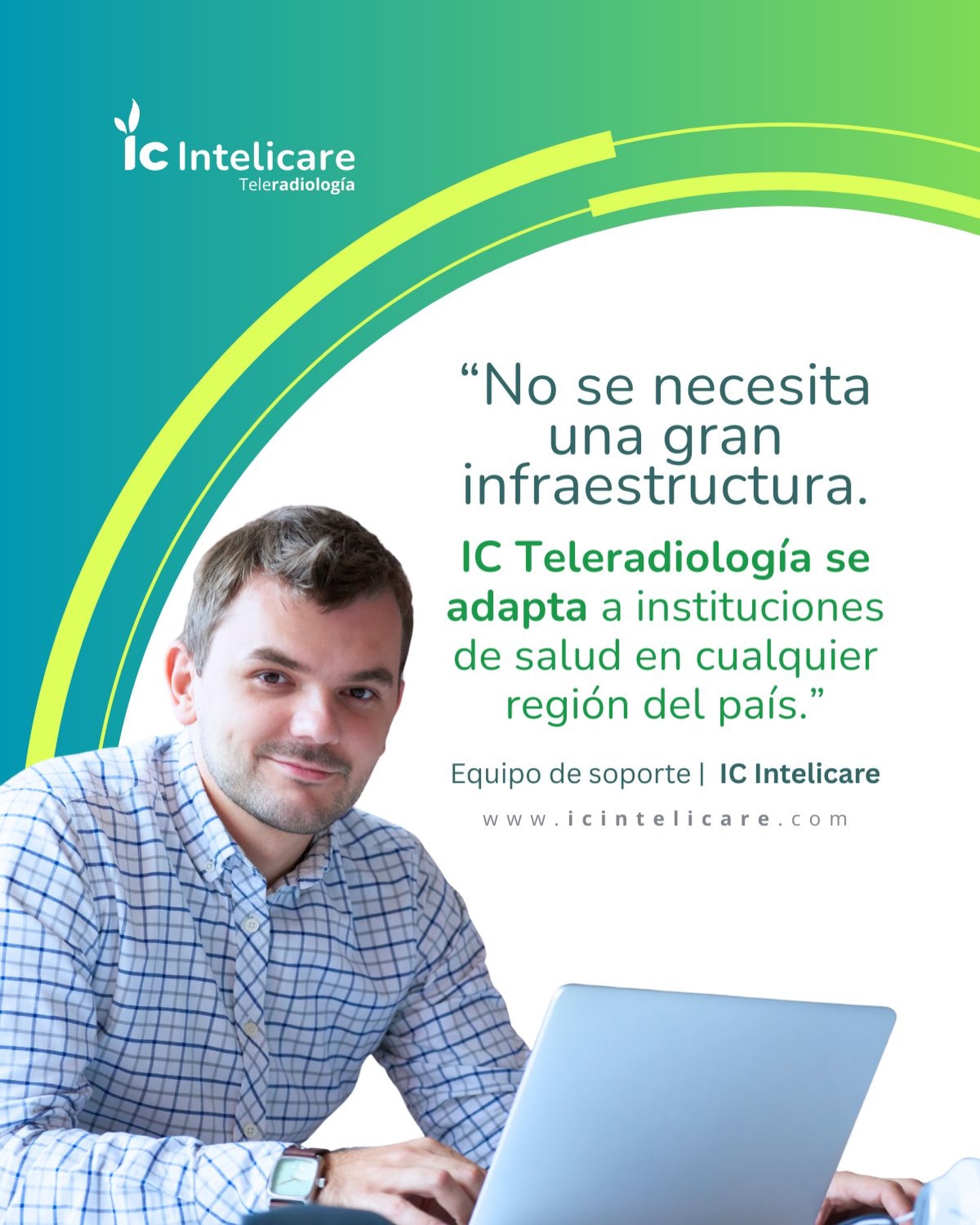 La salud no debería depender de la ubicación de la institución médica.
IC Teleradiología puede implementarse en cualquier región del país.
¡La medicina a un click!
Agenda tu DEMO ahora
#InclusiónEnSalud #Teleradiología #ICIntelicare CuidadoSinFronteras