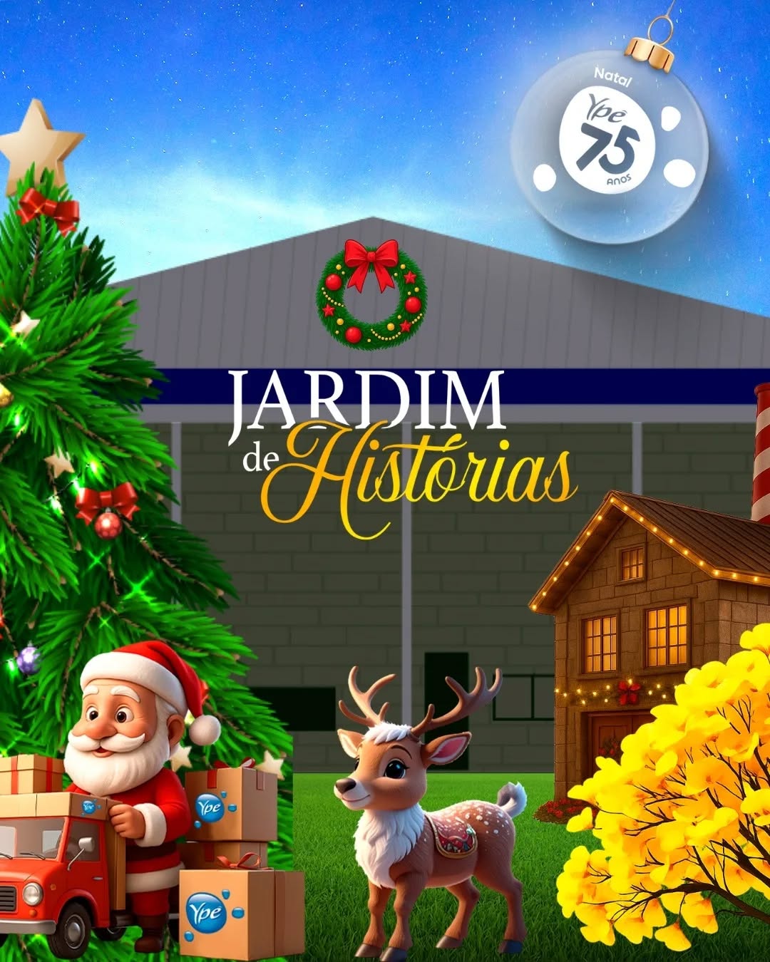 O Natal Ypê convida para uma experiência única, emocionante e de muita comemoração!
Nossa decoração estará aberta ao público de 28 de novembro a 24 de dezembro de 2025, às sextas, sábados e domingos, e também nos dias 22, 23 e 24 de dezembro, segunda, terça e quarta-feira, das 19h às 22h. 🎅🎄