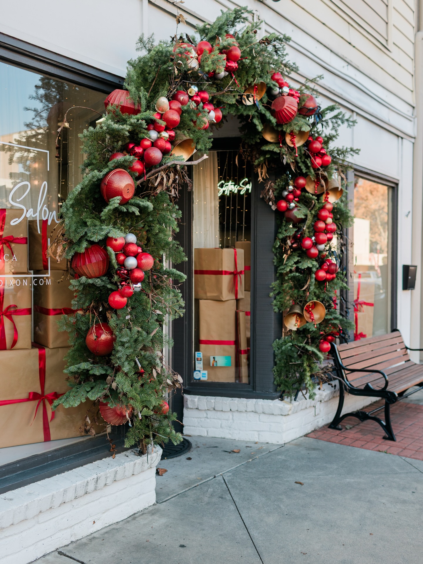 Creating beautiful displays for Christmas is definitely a labor of love — but @shelbypratt_at_sisters never disappoints! She always creates the most beautifully festive displays for @sisters_salon_dixon. 😍✨
Make sure to swing by the salon to see for yourself!
.
.
.
.
#sisterssalondixon #kerastase #hairproducts #haircare #treatyourself #beauty #fullservicesalon #hairsalon #hairstylist #hairstylistlife #dixonhairstylist #vacavillehairstylist #davishairstylist #sacramentohairstylist #bayareahairstylist #californiahairstylist #norcalhairstylist