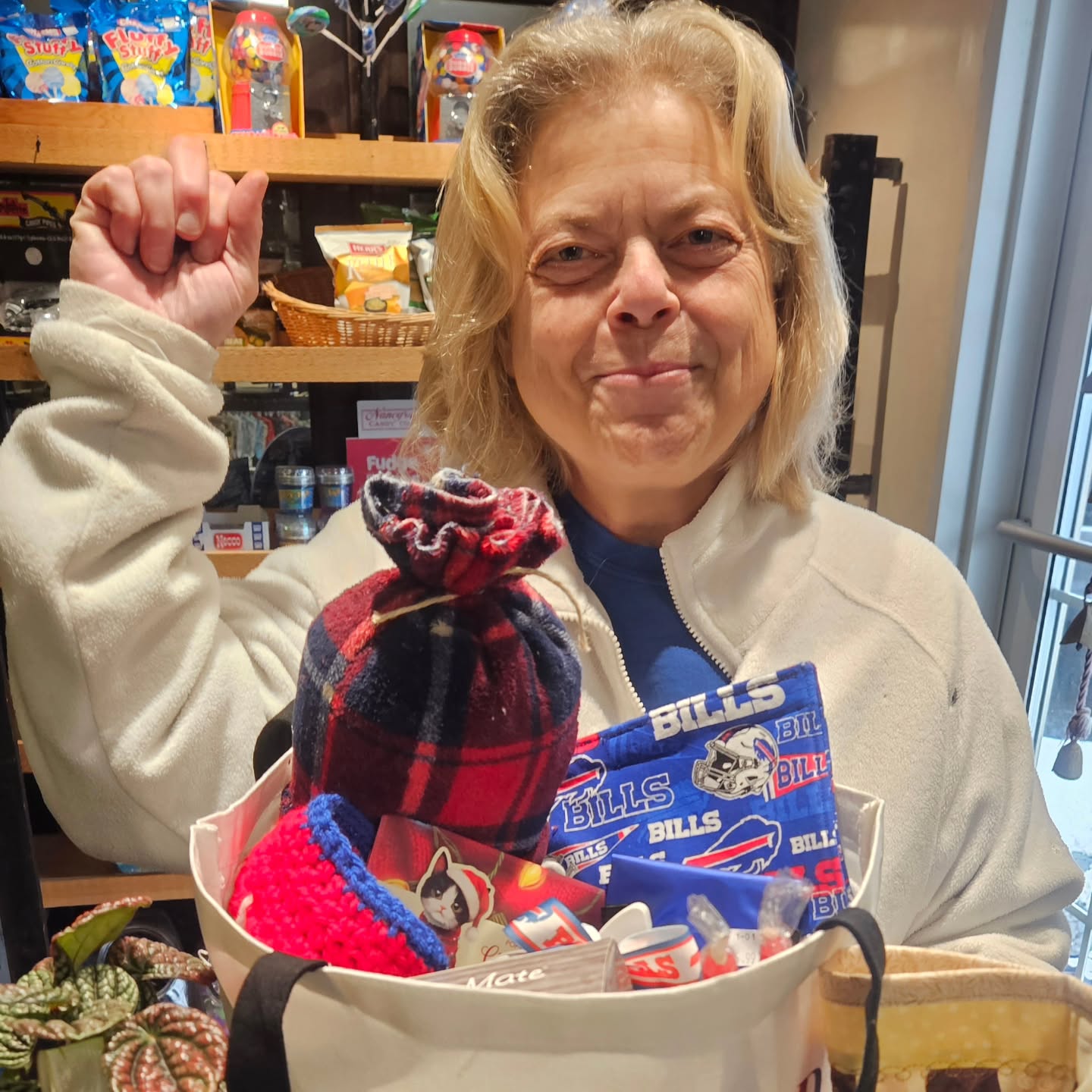 Congratulations to Laurie on winning our Small Business Saturday tote from our Merry Makers at Windsor Village Shops! Shop small and win every year at Windsor Village.