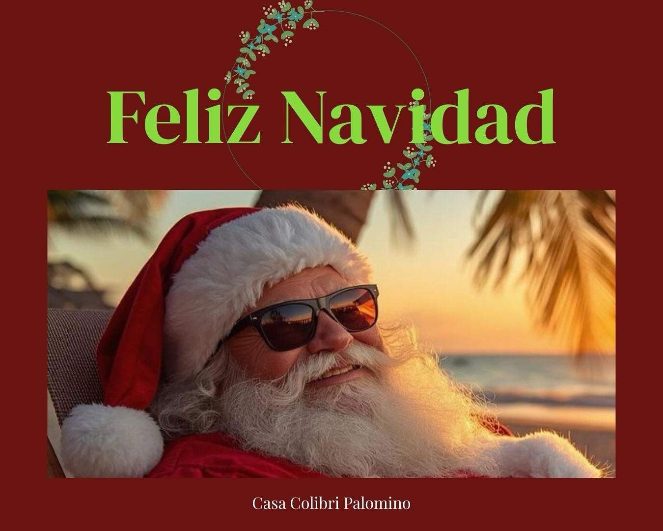 ✨ Feliz Navidad desde Casa Colibri Palomino! 🎄✨ Que esta temporada esté llena de luz, alegría y momentos inolvidables con tus seres queridos.
✨ Merry Christmas from Casa Colibrí Palomino! 🎄✨
May this season be filled with light, joy, and unforgettable moments with your beloved ones.
#MerryChristmas #CasaColibriPalomino #ChristmasInPalomino #PalominoLaGuajira #Christmas2025 #ColombiaMagic #CaribbeanCoast #DiscoverLaGuajira #HolidaySpirit #TropicalChristmas #ColombianParadise #TravelColombia #ColibriVibes #LoveAndJoy #FestiveSeason #FelizNavidad #CasaColibriPalomino #NavidadEnPalomino #PalominoLaGuajira #Navidad2025 #ColombiaMagia #CostaCaribe #ViveLaGuajira #AiresNavideños #NavidadTropical #ParaísoColombiano #ViajaPorColombia #ColibríVibes #AmorYMagia #TemporadaFestiva