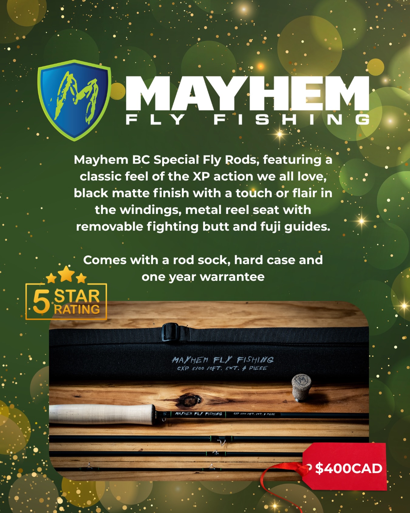 🎄✨ Holiday Gift Alert for Fly Anglers!
Looking for the perfect Christmas gift for the angler in your life?
The Mayhem Fly Rod - the official fly rod of BCOSF - is priced at just $400, making it one of the best deals you’ll find for a premium, high-performance fly rod.
Built for precision, power, and unforgettable days on the water.
Don’t just take our word for it… visit the website and check out the 5-star reviews from anglers who absolutely love their Mayhem rods.
🎁 Shop now: mayhemflyfishing.com (link in brio)
Give the gift of tighter loops, longer casts, and pure Mayhem this Christmas.
#MayhemFlyFishing #BCOSF #FlyFishing #ChristmasGifts #GiftIdeasForAnglers
#MayhemFlyFishing #BCOSF #FlyFishing #ChristmasGifts #GiftIdeasForAnglers 🎣✨