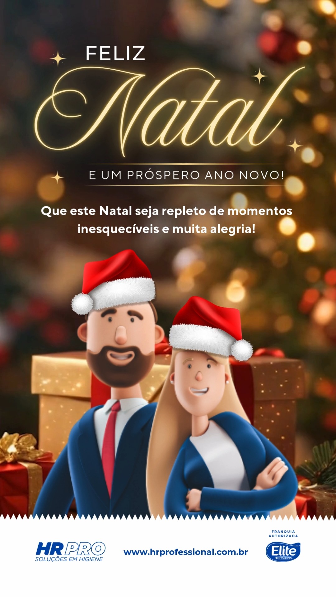 Que não faltem sorrisos, abraços e bons momentos neste Natal. Desejamos muita felicidade para você e sua família!