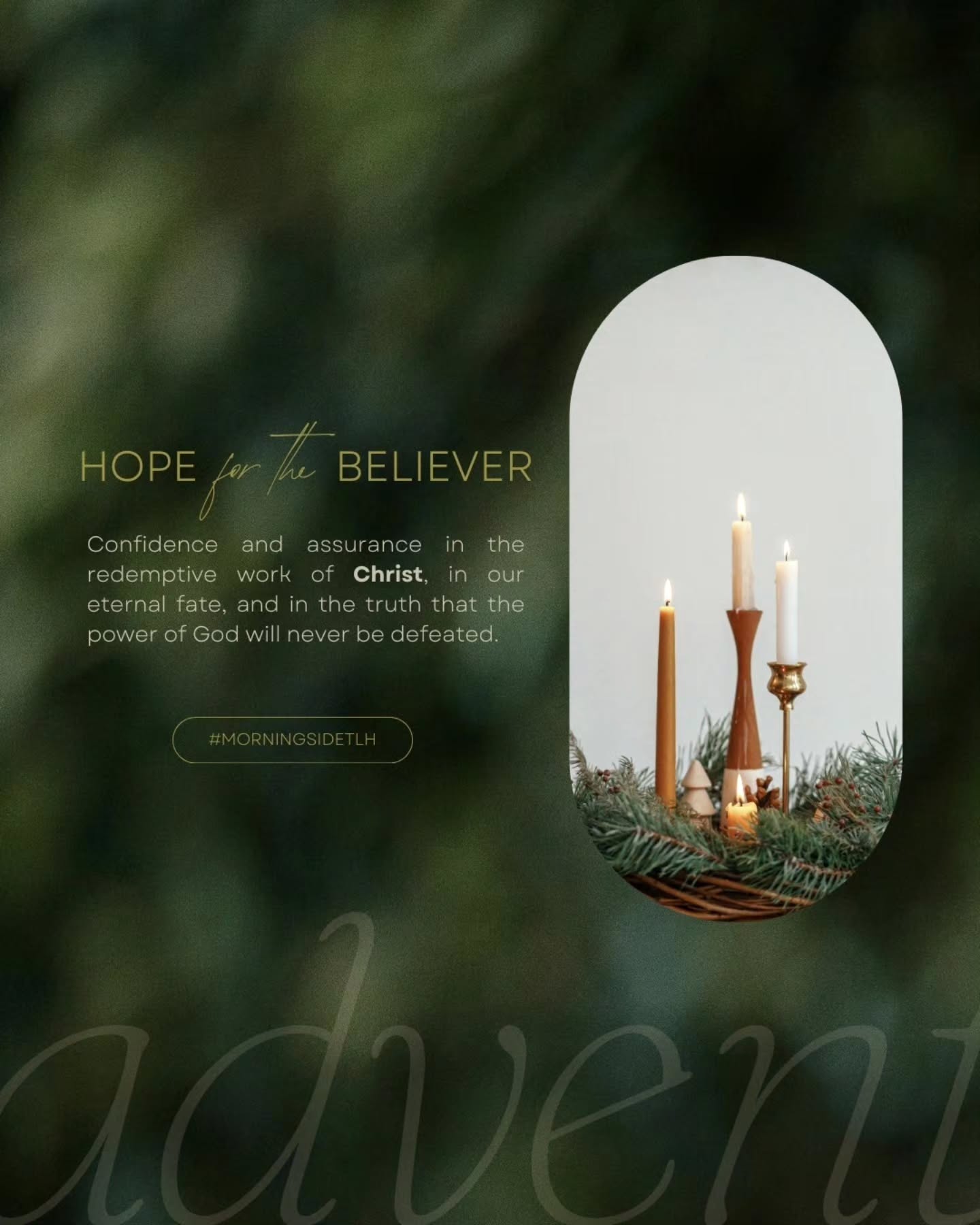 Yesterday we kicked off our Advent sermon series with a powerful message on Hope. ✨ Thank you to everyone who joined us in person and online. We’re excited to walk through this season together, and to continue the journey next Sunday at #MorningsideTLH!