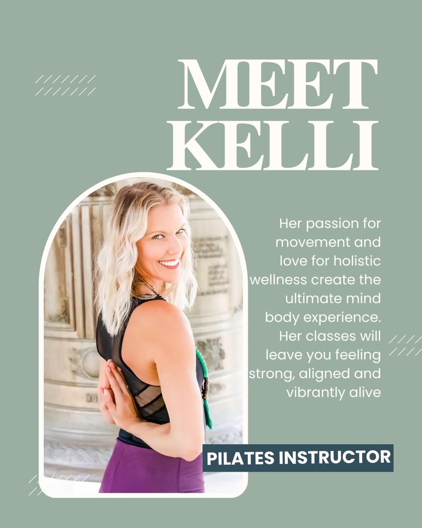 With over 20 years in the fitness world, my journey has been nothing short of an adventure. Fueled by a passion for movement and a love for holistic wellness, I’ve spent my career helping others discover the power of mindful, empowering fitness.My path took an unexpected—and transformative—turn after a neck injury introduced me to the magic of Pilates, Yoga, and Barre. These low-impact modalities became my go-to for building strength, resilience, and inner calm—and I knew I had to share them.I earned certifications in Mat and Equipment Pilates (Reformer, Tower, Chair, Arcs, Barrels) through Pure Body Pilates, and I’m proud to be a 500-hour Registered Yoga Teacher with Yoga Alliance.Over the years, I’ve worn many hats—from teaching Les Mills®, PiYo®, and TurboKick® to creating my own Dynamic Yoga Barre Training program. No matter the format, my mission remains the same: to help you feel strong, aligned, and vibrantly alive through intentional movement.My teaching style is rooted in alignment, body awareness, and presence. Whether you’re a seasoned mover or brand new to Pilates and Barre, I’m here to guide and support you every step (and stretch!) of the way.Let’s move with purpose, connect with joy, and create something powerful—together.