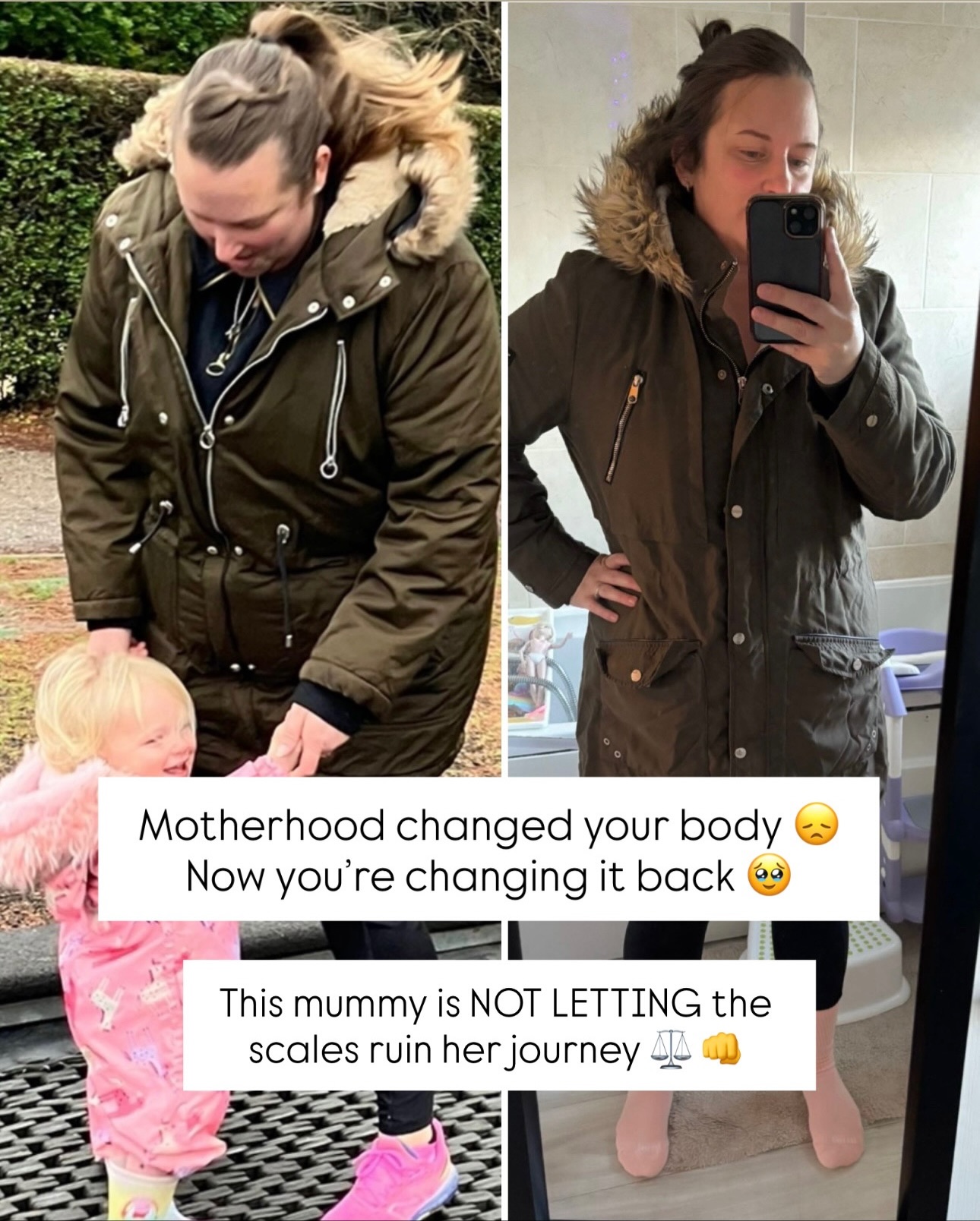 One hop on the scales can be all it takes…🫣
To stop you from changing your body & feeling happy with your reflection in the mirror 😒
BUT THIS WEEK IT DIDN’T FOR THIS MUM CORINNE 🥳
Because one week of the scales not changing would normally make her feel ‘demoralised’ …even though the measurements have gone down 😳
Ladies, you want to throw in the towel on your workouts and eat your feelings… & you end up back at square one ☹️. Then at the end of the month you wonder why you made no progress….
Because you spent half the month telling yourself you failed, losing sight of the BIGGER PICTURE 👇
What about the fact that you are
✨ Healing your tummy / core muscles
✨ Still losing inches
✨ Improving your posture + body shape
✨ Not struggling with aches & pains
✨ Feeling so much fitter + no longer feeling sluggish when you need to show up as mum
✨ Not making as many excuses to exercise as you used to
Corinne is on my Core Builder - it’s helping her stay focused.. This, and the extra core strength has made a beautiful impact 💪😍
She’s TRUSTING THE PROCESS & being kinder to herself 🥰, + embracing the positive energy from the ‘Kate’s Fit Mum Club’ app 📱!
Corinne - I’m so proud of you and I hope you can keep believing in you, because I do 🥹 Your transformation is the result of hard work over the last few months 🔥
If you’re reading this, don’t define your progress solely on a number, and results will be phenomenal 🔥
It’s always a good time to make a small start on this mindset 🩷 … use my website membership (link in bio) or get on my list for a future Core Builder program (msg me for info) ☺️
#mummymotivation #workoutsformums #corebuilder #legsbumsandbubbas #katesmumfitclub