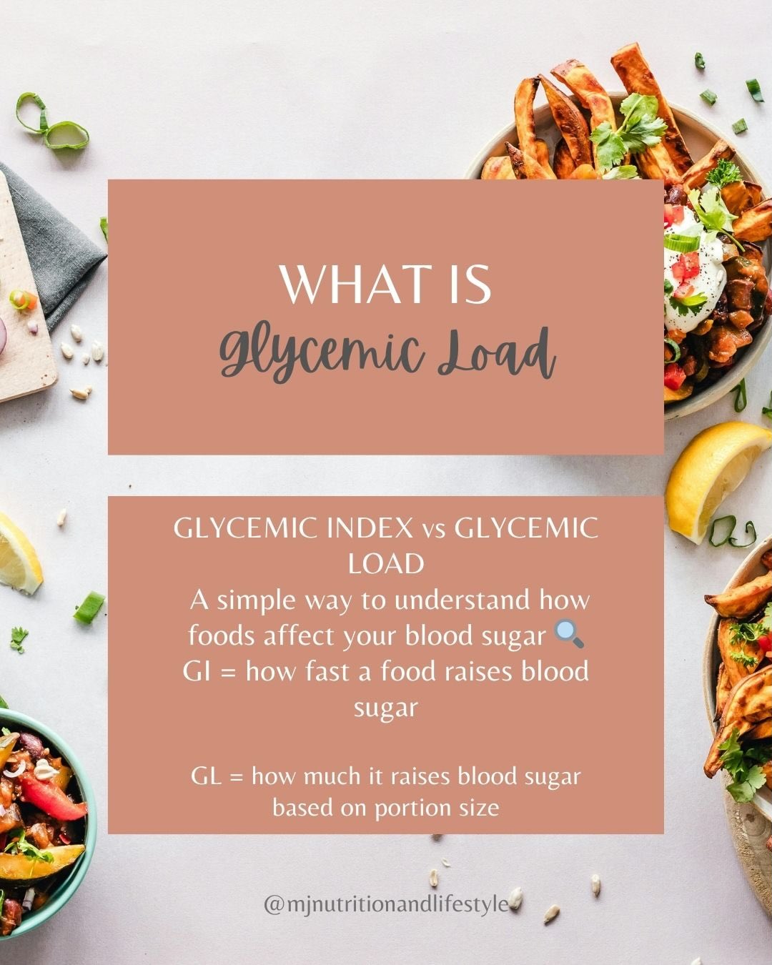The glycemic load (GL) of food is a number that estimates how much the food will raise a person's blood glucose level after it is eaten…
Have you been working on balancing your blood sugar? Confused about glycemic index vs glycemic load?
Here’s the simple breakdown you actually need to balance blood sugar, boost energy, and reduce cravings. 🍓✨
Save this for your next grocery shop!
#bloodsugarbalance #lowglycemicfoods #nutritiontips