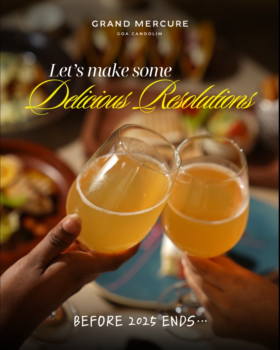 Indulge in resolutions crafted for the palate.
Discover new flavours, celebrate with vibrant plates, and savour every bite, only at Grand Mercure Goa Candolim. ✨
.
.
.
(Flavours of Goa, discover grand mercure goa, candolim, restaurants, Accor hotels, Goa)