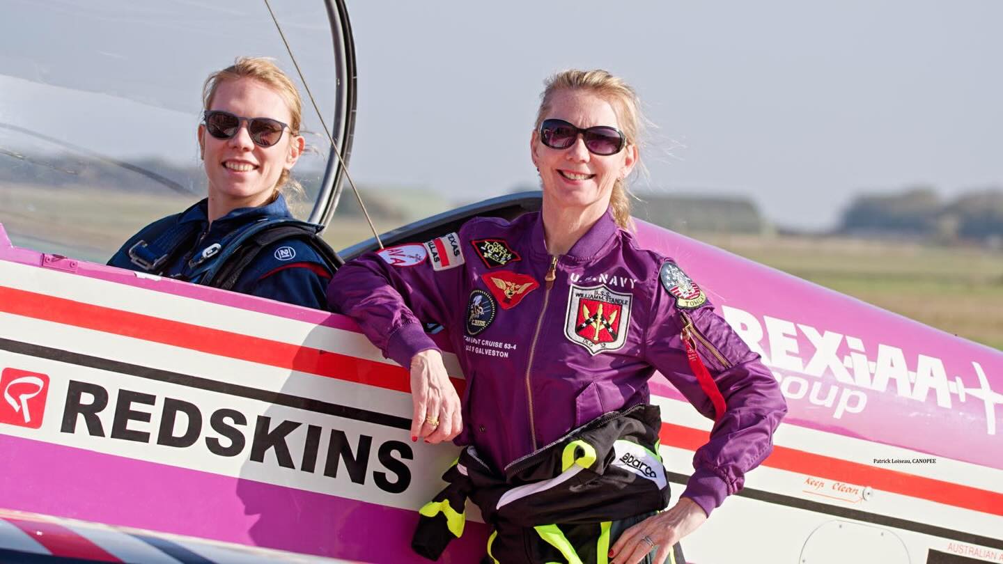 L’AVA est le seul club de voltige en France avec une présidence 100% féminine!
Pascaline François : 🎖️Présidente et Voltigeuse concernée 🎖️
Sophie-Charlotte François : Vice-Présidente et Championne de France 2023 cat Promotion/Vice Championne 2024 N2/Vice Championne 2025 Advanced 🥇🥈🎖️