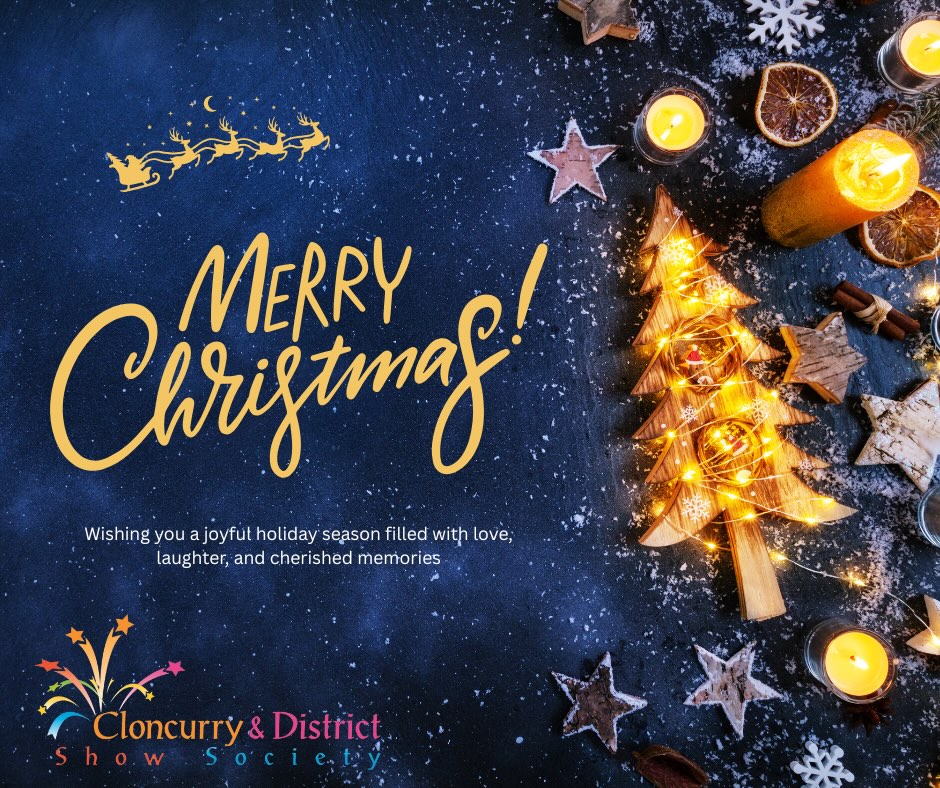 ๐Wishing all our friends and followers a Merry Christmas and a Happy New Year!
May your holidays be filled with joy, laughter, and special moments with loved ones.
Hereโs to a bright and exciting 2026!
#cloncurryshow