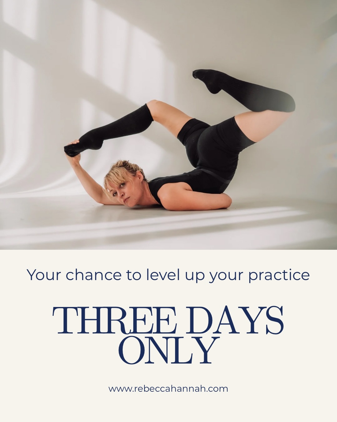 ✨ Black Friday Sale! ✨
I’m excited to share that I’ll be running a 15% off sale on everything inside my Flex-Ability Studio now through the end of the day Monday!
To browse the studio:
1. Head to my website
2. Go to the Flex-Ability Studio section
3. Create your free members login
Once you’re in, you’ll have full access to all products—plus a free 75-minute split workshop as a welcome gift 🎁
If you have any questions about the programs or want recommendations based on your goals, I’m always here to help. 💜
Happy training & happy Black Friday! ✨
#flexabilitystudio #theartofflexability #flexabilitytraining #flexabilityonline #flexabilityclassesonzoom #contortiontraining #contortiononline #backbendtraining #splitstraining #advanceyourpractice #flexibilitytraining #flexibilitycoach #flexibilitygoals #onlineflexibilitytraining #mobilitytraining #stretchingroutine #flexibilityjourney #danceconditioning #yogaflexibility #movementtraining