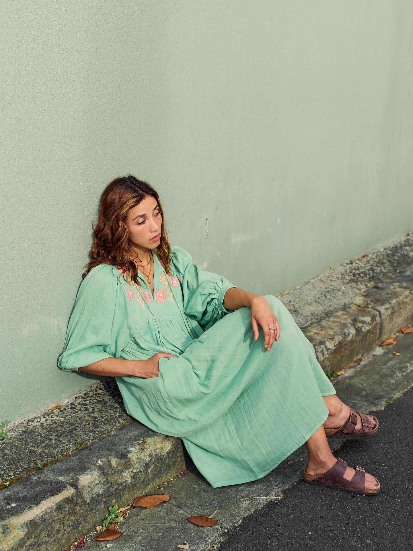 AYANA in Sea foam… launching on Monday. All you need is a Summer tan and this magic colour will pop. 💚