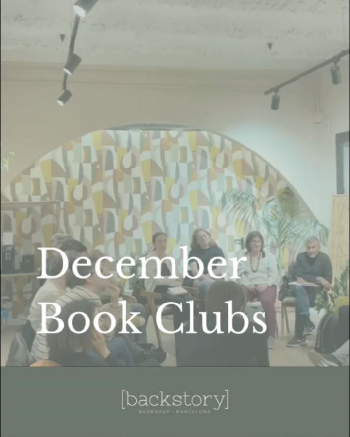 December is for blankets, hot drinks, and getting lost in good stories ✨📚
Our book clubs are wrapping up the year with comfy vibes, deep chats, and all the winter magic.
Join us to wrap uo 2025 with the best reads ✨
#BackstoryBookshop #LocalBookshop #Barcelona #BookClub #Bookstagram
