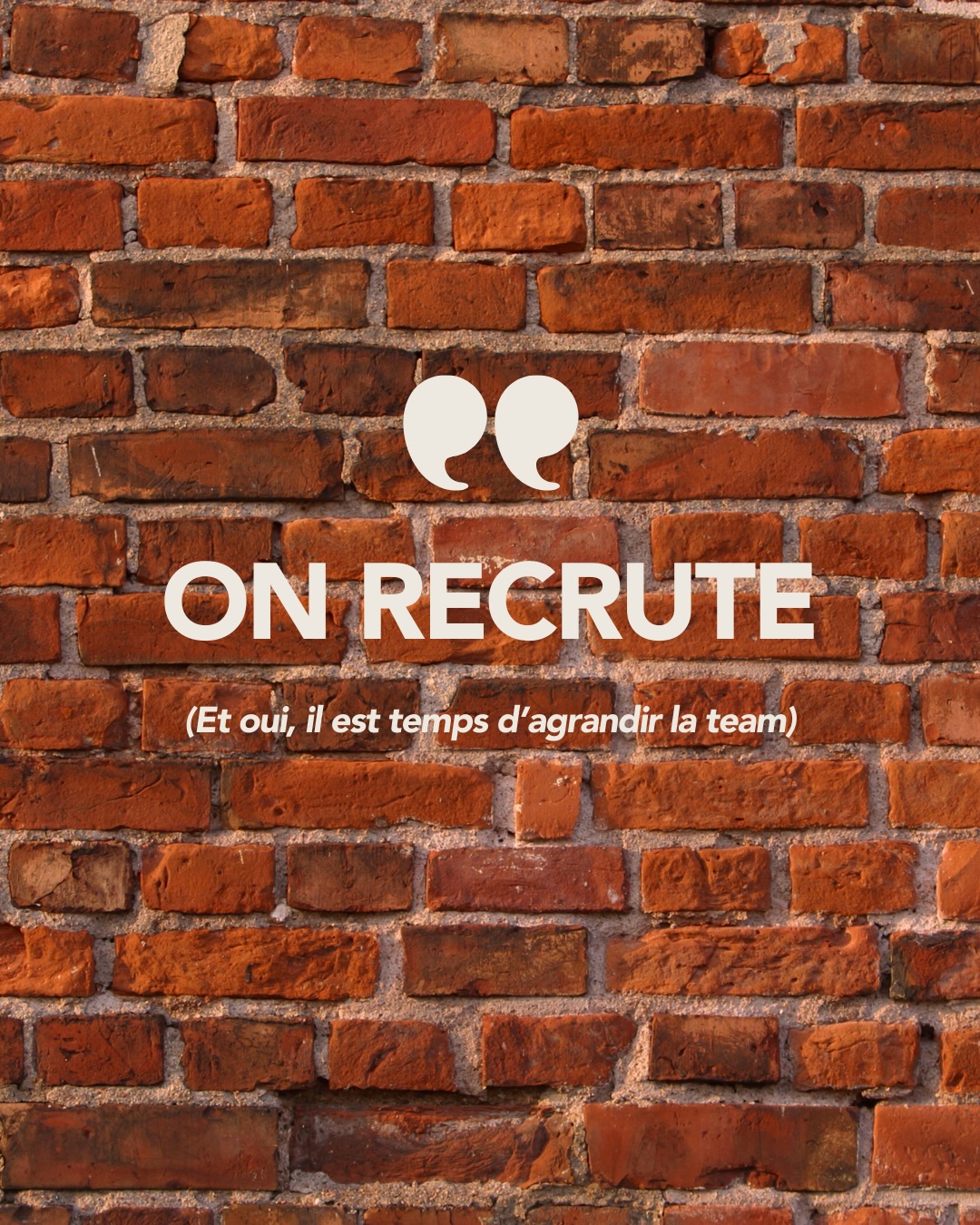 📣 ON RECRUTE
On le sait, on le sent, on le vit :
le salon tourne à fond et ça fait plaisir.
Mais du coup… il est officiellement temps
d’accueillir une nouvelle tête dans l’équipe 💛
Alors, si tu as du talent, du style, un vrai sens du contact
et l’envie d’offrir de belles expériences à tes clients ?
Et que tu cherches un post en CDI !
On veut te rencontrer.
Chez l’atelier de Maud, on bosse bien, on bosse vrai,
et on bosse avec le cœur (et un peu de café aussi ☕️).
On cherche quelqu’un qui a envie de s’impliquer
et de grandir avec nous.
Si tu penses que ça pourrait matcher,
envoie ton CV à latelierdemaud@gmail.com 💌
PS : N’hésite pas a partager le post peut etre que quelqu’un connais quelqu’un qui connait quelqu’un 😉
—
L’Atelier de Maud • Salon de coiffure fun, décomplexé et inclusif à Toulouse 🧡
📍 64 rue Riquet