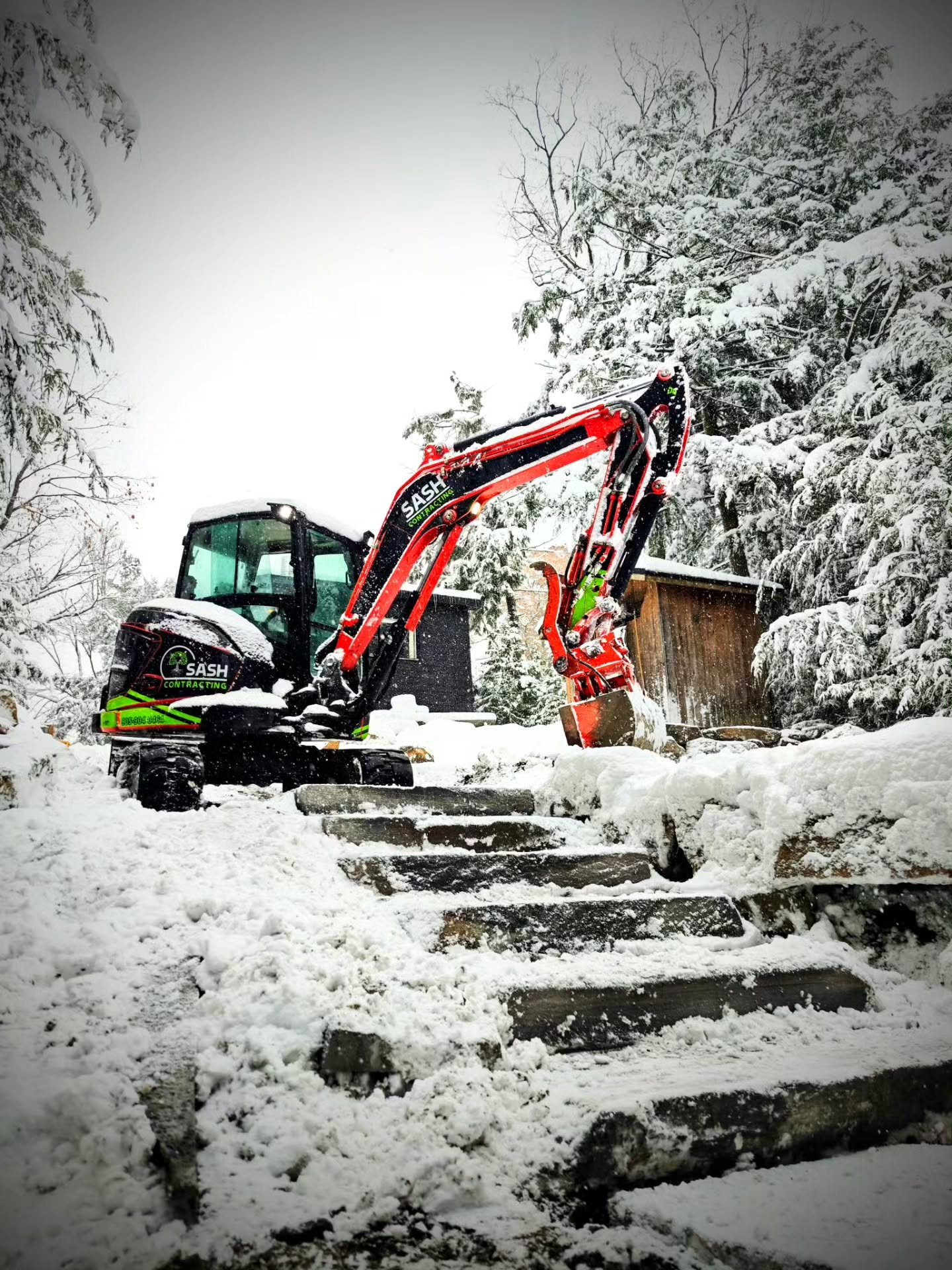 Winter work up north
#hardscape #heavyequipment #kubota