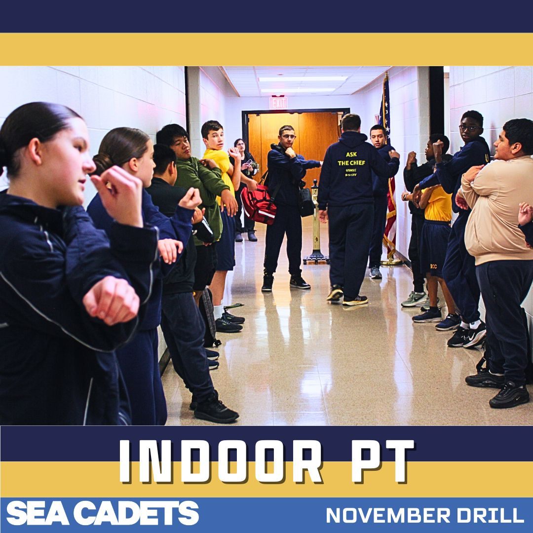 ๐ช๐ฝโ **Indoor PT Day!** โ๐ช๐ฝ
When the **Midwestern cold** hits, our cadets donโt slow downโthey adapt! โ๏ธ๐ฅ This drill, PT moved **indoors**, where cadets powered through workouts focused on endurance, core strength, and teamwork.
No matter the weather, the mission continues! ๐ช๐ฝ
#SeaCadets #IndoorPT #CadetFitness #AdaptAndOvercome #MidwestWinter #CadetLife #Teamwork #ProudCadets