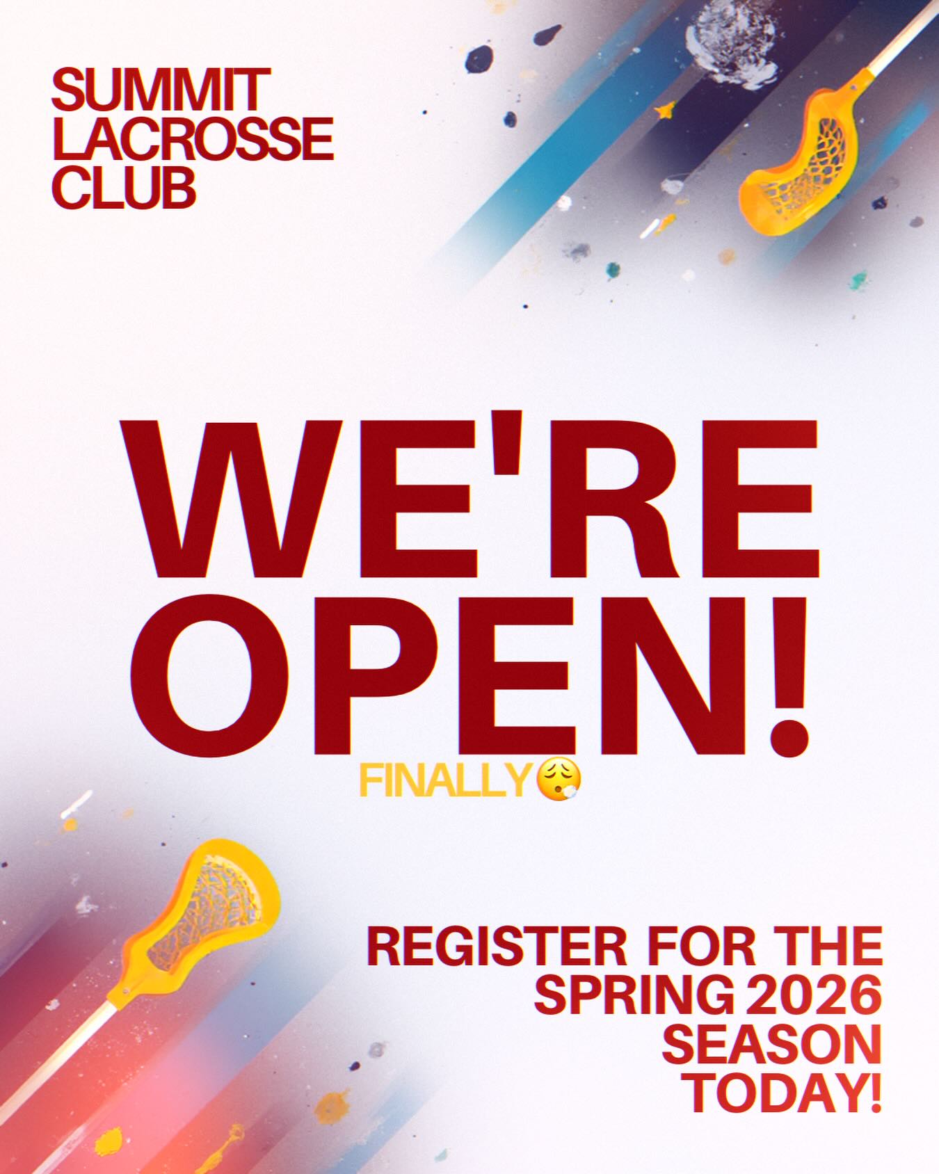 The Holidays may be here but Spring🌷 (LACROSSE 🥍) is right around the corner…Sign up for our 2026 K-8 programs today! Yes- 🤯after years of requests- we’ve added Kindergarten for this spring! 🔗 in bio 💋 ✌️