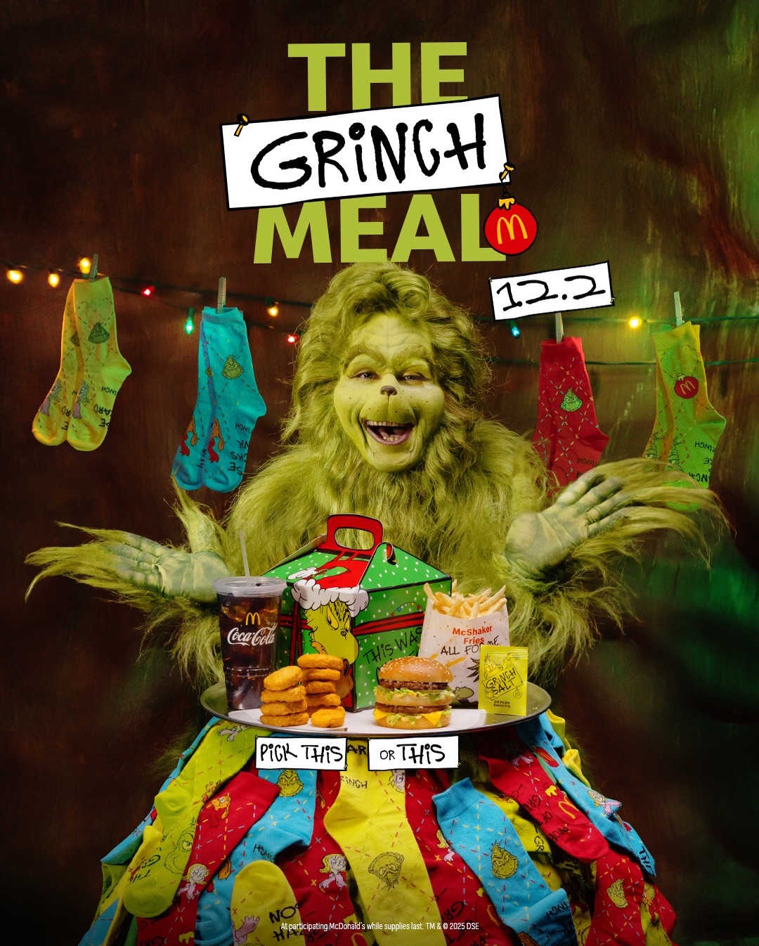 looks like somebody’s making the holidays all about himself again. Grinch Meal out 12.2