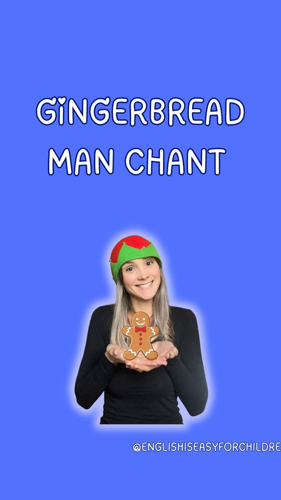 🇬🇧I am a gingerbread man short and sweet,
Here are my hands and here are my feet.
When I am done baking I start to run. Watch me go is so much fun!
Great chant @kidsenglishtheatre
🇮🇹Una canzone sull’omino pan di zenzero una celebre storia, raccontata a natale!
#englishteachers #christmas #eslchants #englishteachers #circletime
