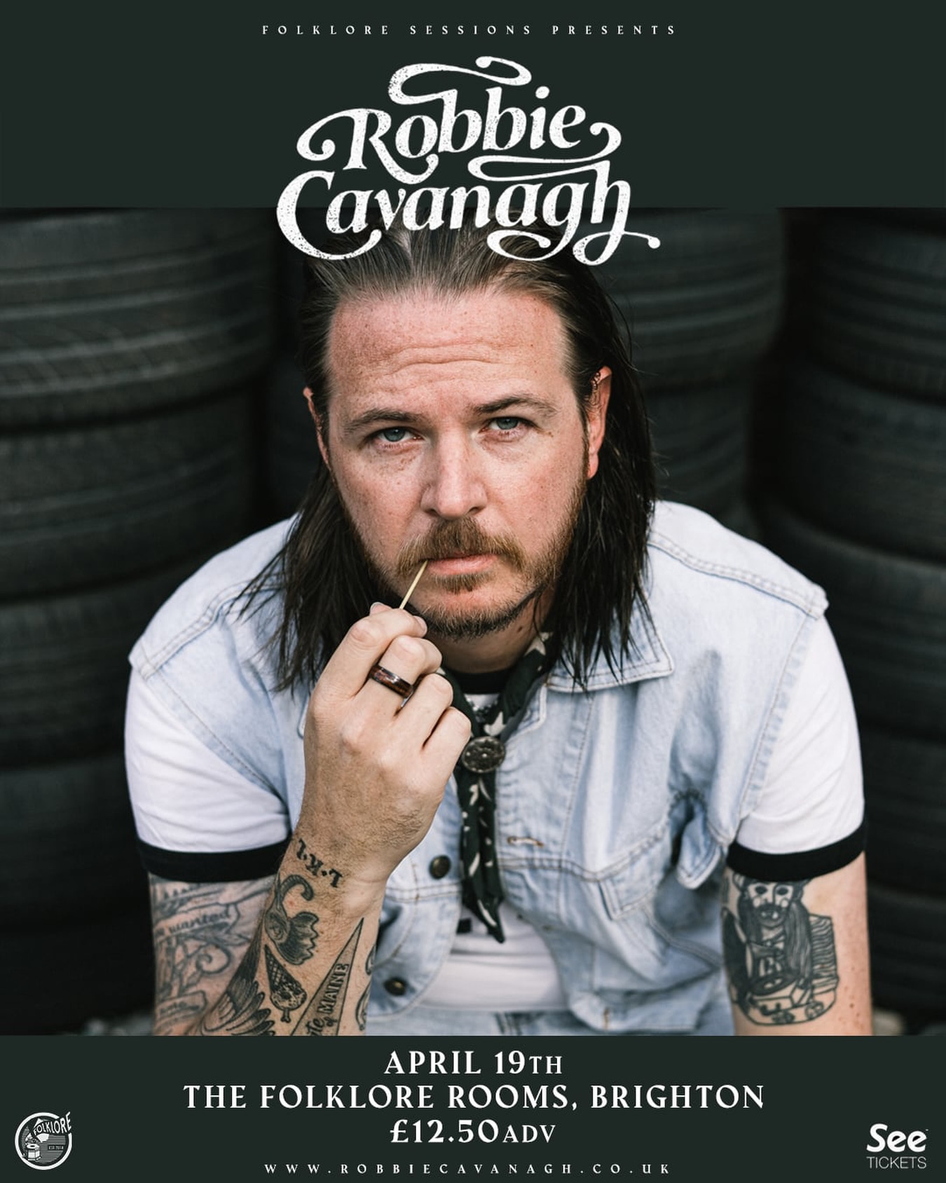 📣SHOW ANNOUNCEMENT📣
Folklore Sessions Presents;
Robbie Cavanagh
April 19th 2026 | The Folklore Rooms
£12.50adv | 18+
Robbie Cavanagh doubles down on letting his music speak for itself. There is no gimmick and there is no heartbreaking backstory. “Manchester’s finest son” learned the art of writing fine, timeless music long before the days of viral moments and online trends.
This tour celebrates the release of Robbie’s latest EP, which revisits 4 songs from 2023’s studio album ‘Tough Love’, re-recorded and reimagined with a more stripped back, pensive approach.
Robbie is often seen touring alongside his backing band “The Whole Family”, but this run of shows provides a unique opportunity to catch Robbie in an intimate, solo setting as he dives deeper into the stories behind the songs, whilst delivering the trademark powerful vocal and guitar performances that have earned him the respect of fans, peers and industry professionals alike.
FOLKLOREx