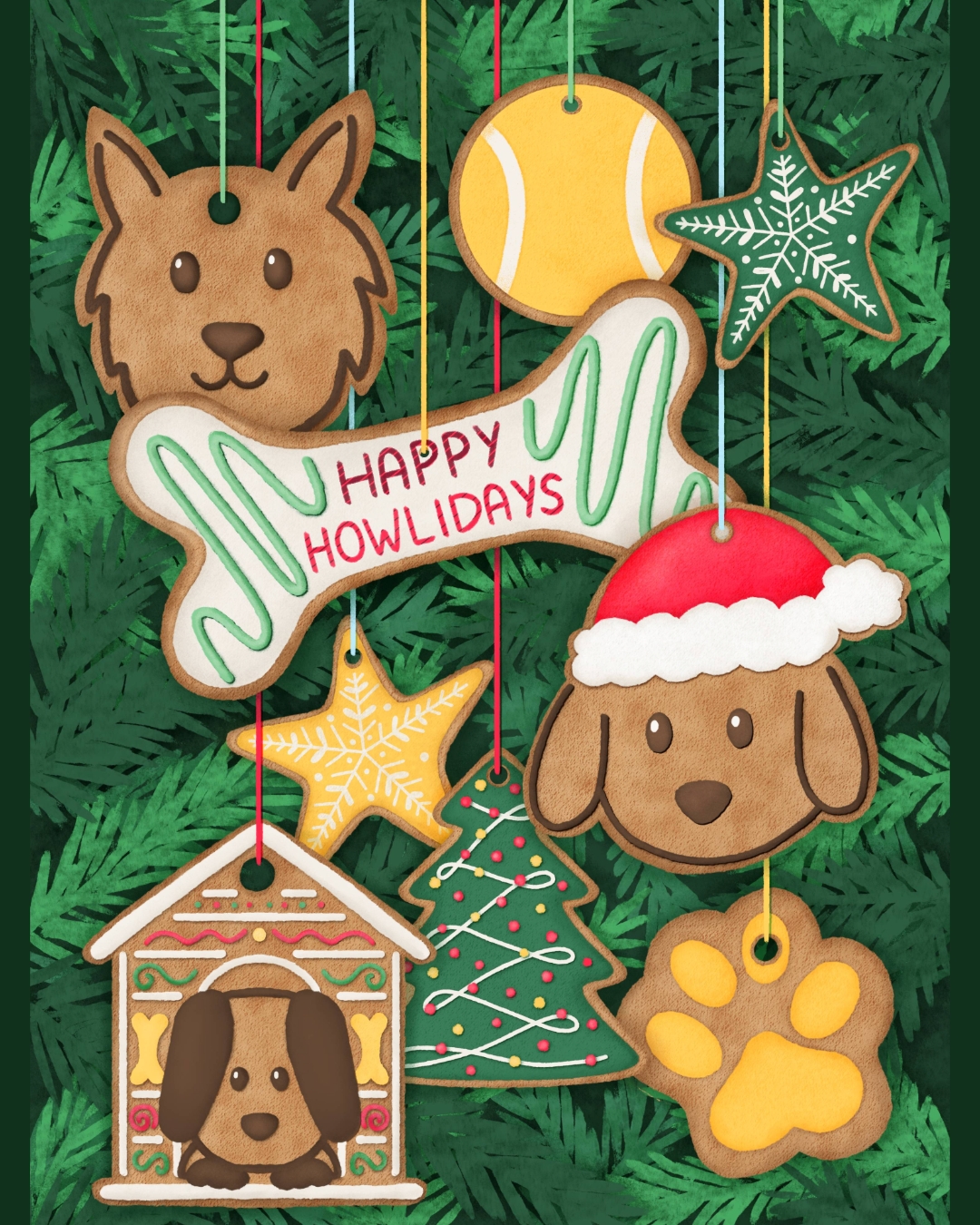 Happy Howlidays! Finally I had some time to join an illustration challenge and I really enojoyed working on the first prompt "Happy Howlidays" for the #holidayhodgepodge25 Christmas art challenge.
Thank you for hosting this challenge and coming with such inspiring prompts:
@irisandsea
@whimandjoy
@kateclayillustration
@carlywattsart
@rosebudstudio
#holidayhodgepodge25 #christmas #happyhowlidays #cookies #dogchristmas #illustration #greetingcard #freelanceillustrator #drawingchallenge #artchallenges #drawingchallenge25 #illustration #surfacedesign #holidaychallenge #artist #happyholidays #artistsofinstagram #artwork #artlife #artlovers #artistic #seasonsgreetings #holidayart