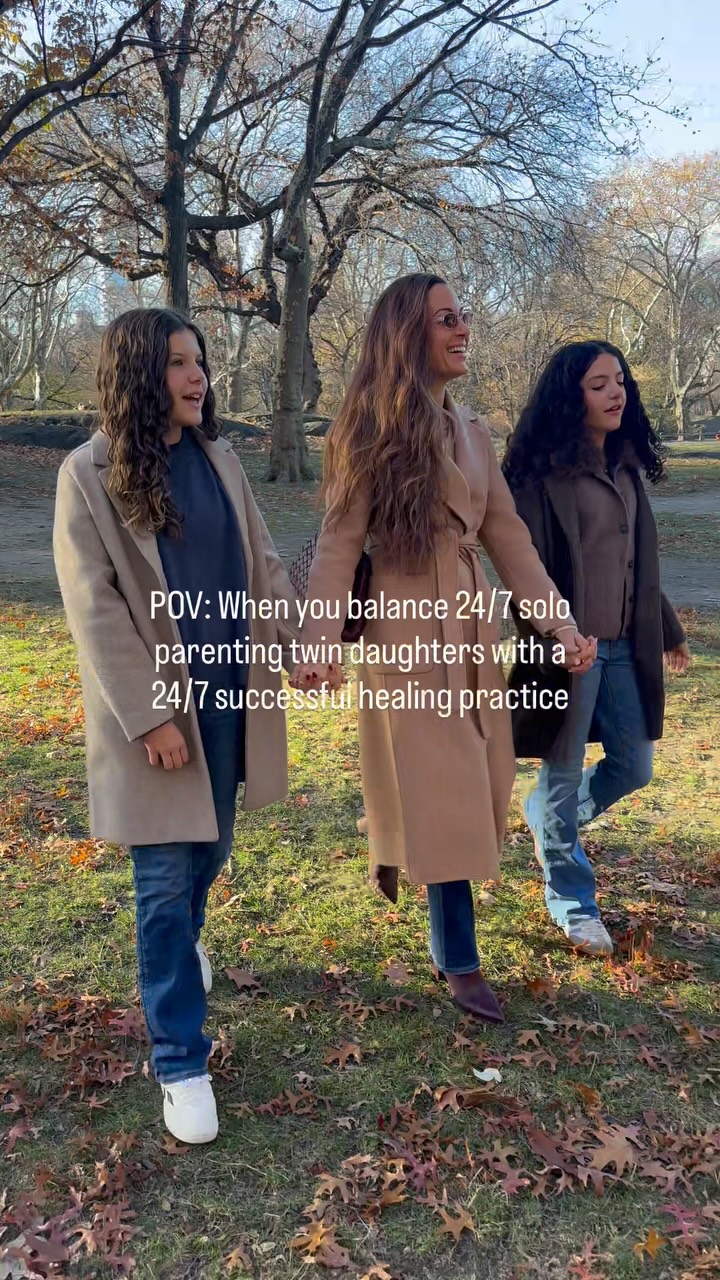 People always ask me how I do it. 😇
Run a full time healing practice as a trauma specialist whilst raising twin daughters on my own since their birth.
My answer is always the same. 😍
Knowing they are both on my purposeful dharmic path.
I was born coded to heal and I was meant to raise my girls this way. Both are precious gifts from the heavens. ✨
When you meet your life with honor and conviction, everything is possible and it is all a present 🎁
So incredibly GRATEFUL!!!
Twin Mom + Spiritual Mama Iris xx ❤️
#worklifebalancegoals
#purposedrivenlife
#fusionhealing