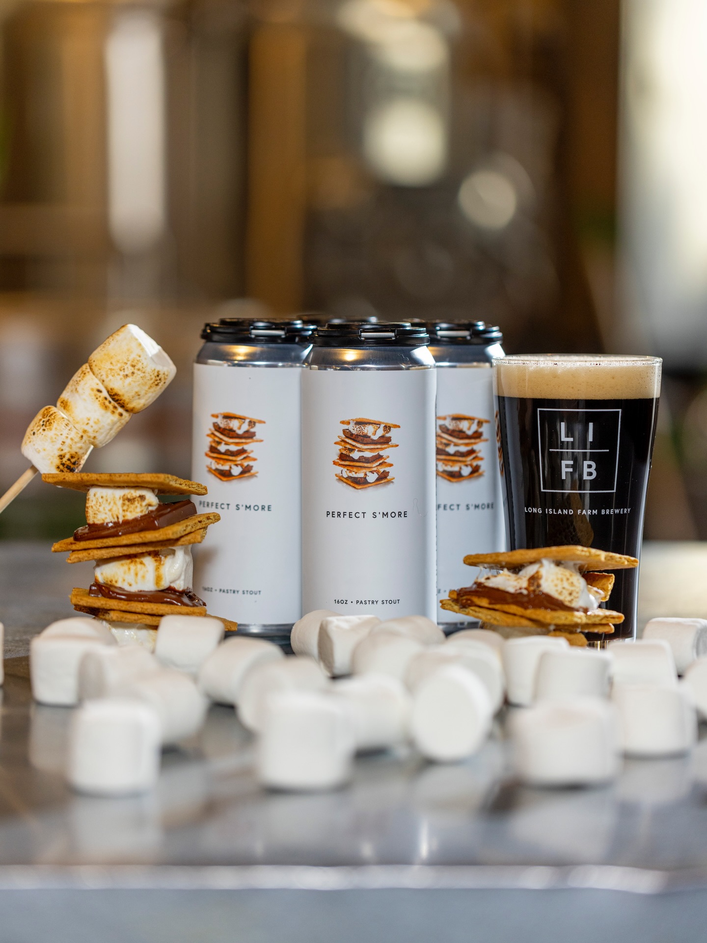 Perfect S’more Stout, because you’re never too old for s’mores 🍫🔥🍺