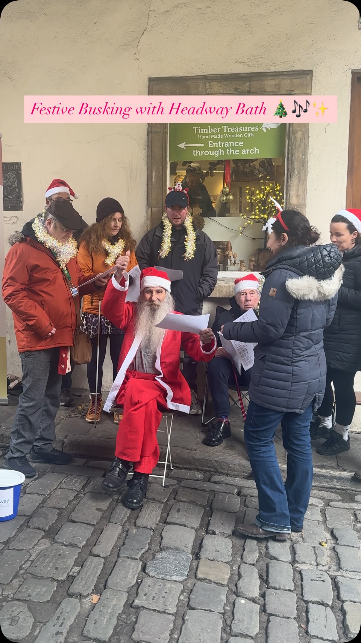 We spent the afternoon singing Christmas favourites in the heart of the Bath Market, with staff and service users all joining in. Thank you to everyone who stopped, sang with us and donated. Your support means a lot to our Headway Bath community.
#HeadwayBath #BathChristmasMarket #BathUK #CommunitySupport #CharityMusic #CarolSinging #ChristmasInBath #SupportLocal #BrainInjurySupport
