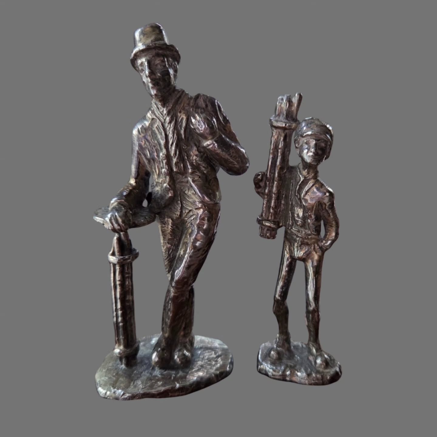 #dickensian #chimneysweep and apprentice #cast models #stufftoyouandme #objetdart