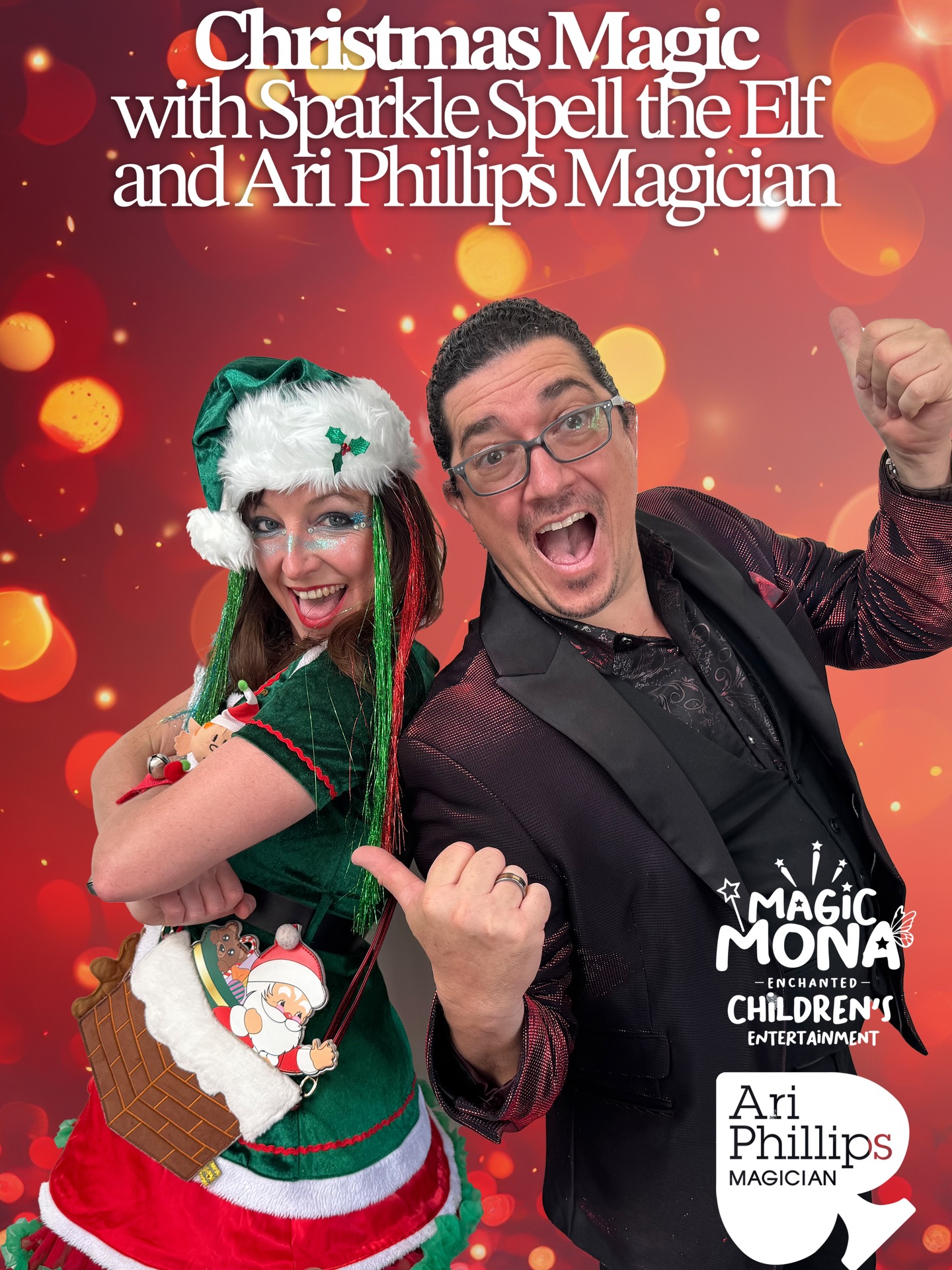 We are thoroughly enjoying our Xmas residency at the Skycity in Auckland meeting so many fantastic people and bringing laughter, smiles and joy to so many. If you havnt seen the magic come and check it out between 10-4 on Saturday! We hope to see lots of you there. @ariphillipsmagician and Sparkle Spell aka @magicmonaandfriends