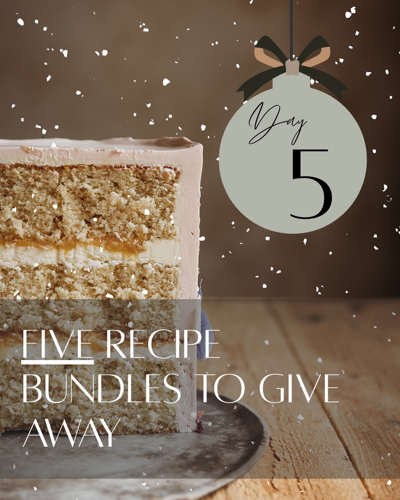On the fifth day of Christmas CMC gave to me…
Five recipe bundles to give away!
What’s included??
Coconut Sponge Recipe
Lime AND Passion Fruit Curd Recipe
Lime Ganache Filling Recipe
Swiss Meringue Recipe
All recipes from the kitchen of @onepartlovebakery
All ingredients and method included so you can recreate the delicious cake in the image.
To be in for a chance to win make sure you do the following:
🎄 Follow @cakemakerscollective & @onepartlovebakery
🎄Tag a friend in the comments you’ll be baking the coconut and lime cake for (sharing is caring)
🎄Like and save this post
🎄You’ll get an extra entry if you share the post too!
Entry closes 25th December and winners will be drawn after closing and contacted (on IG) within 2 weeks of the end date.