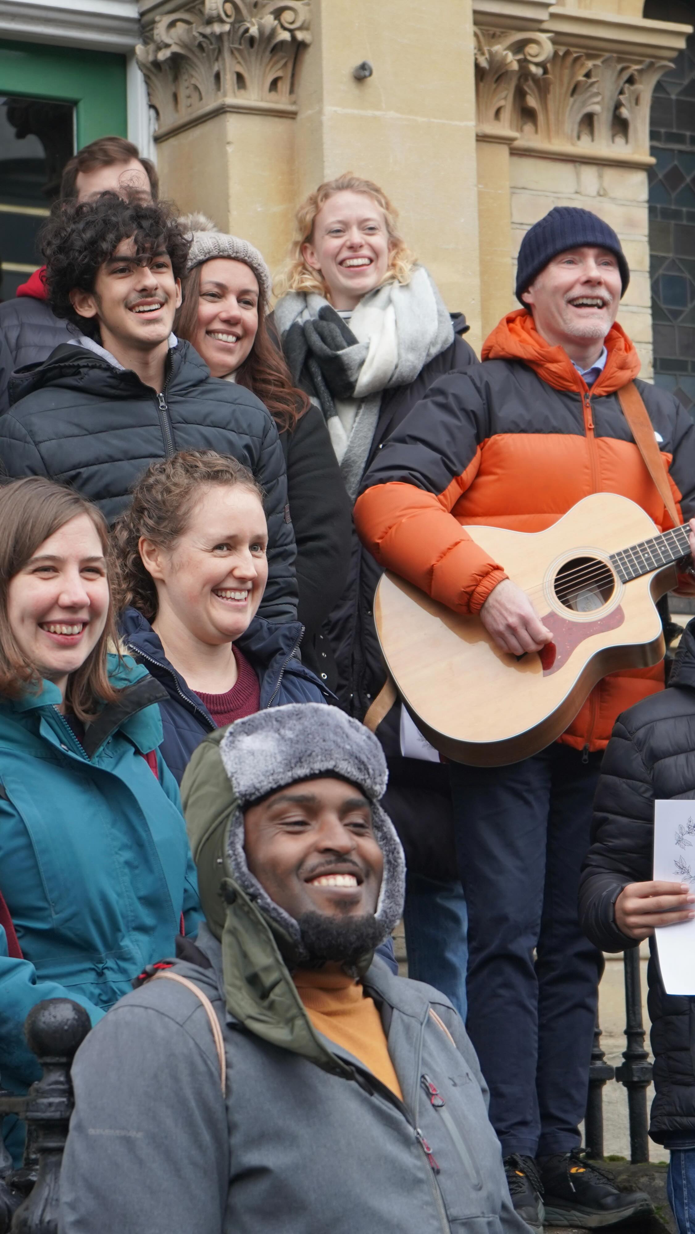 A lovely time spent carol singing on the streets of Putney and Roehampton to spread some Christmas cheer and invite people to our Carol Service happening this Sunday from 4-5pm!! 🎄🌟