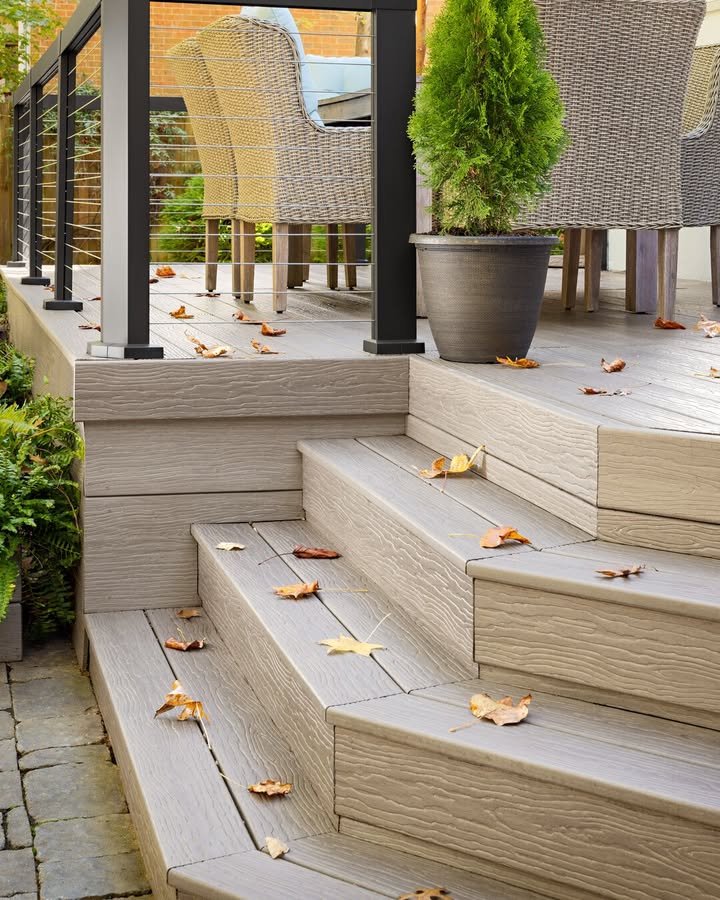 🍂 Fall planning mode? Smart homeowners are already thinking about next spring's deck projects. Here's what matters:
Will it handle ground contact?
Stand up to moisture?
Last for decades without constant upkeep?
MoistureShield's solid core engineering answers yes to all of it—backed by warranties that prove it.
Contact us to start planning your project.
Call us today at 219-945-3031!
