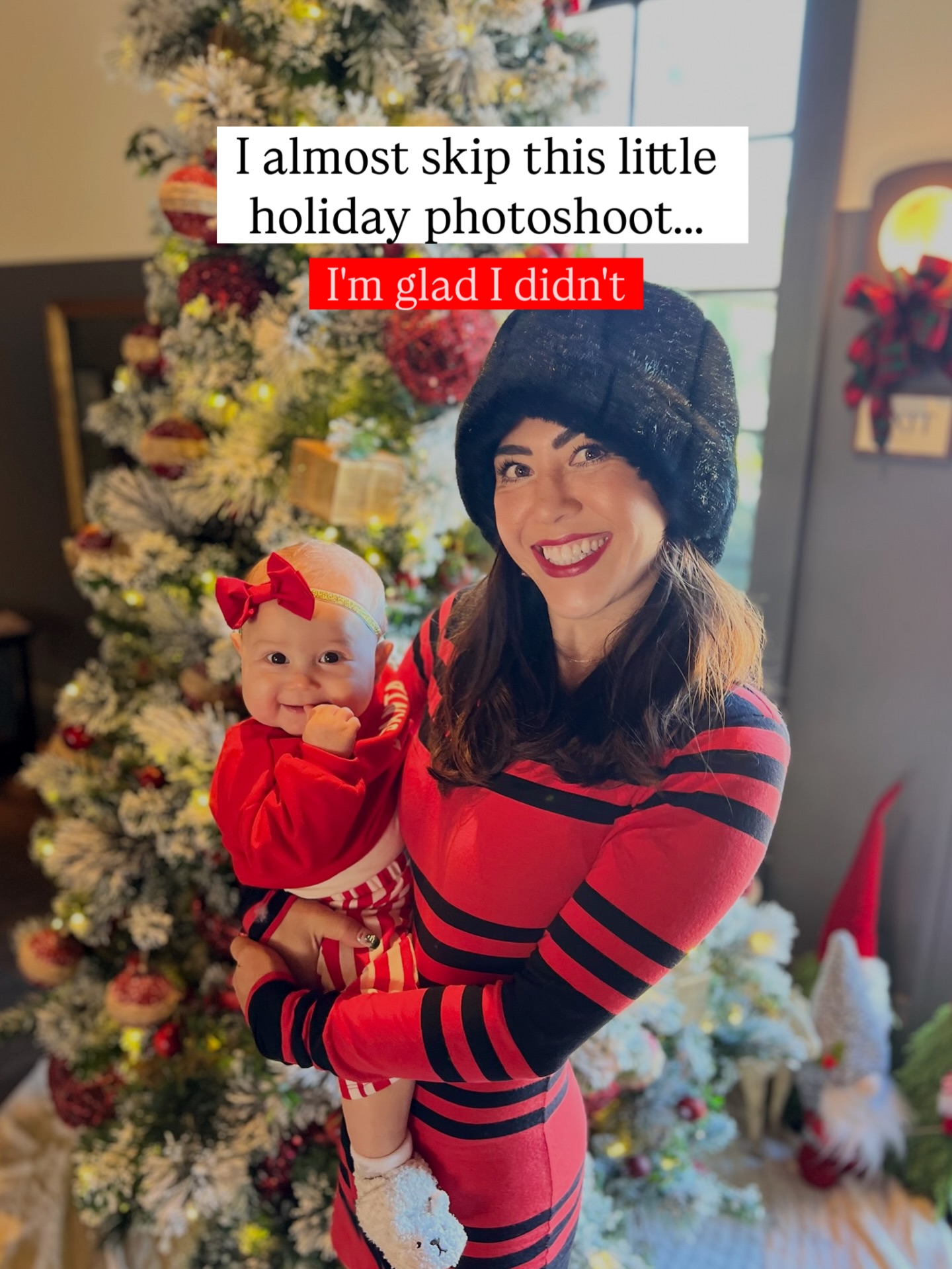 Did a little holiday photoshoot with Hina yesterday
and honestly… I wasn’t prepared for how much my heart would melt. 🥹❤️
The way she looked so proud just sitting there like, “yes, I am Santa’s baby.”
These moments feel small when they’re happening.
Just another day. Another photo. Another memory on your phone.
But I know one day I’ll look back and realize
this was everything.
Motherhood has a funny way of making time feel both slow and way too fast.
So today, I’m holding onto this one a little tighter.
Because look at that smile…
I mean… come on 😍🎄✨
#holidaymoments #santasbaby #motherhoodunfiltered #momlife #travelmomwithkids