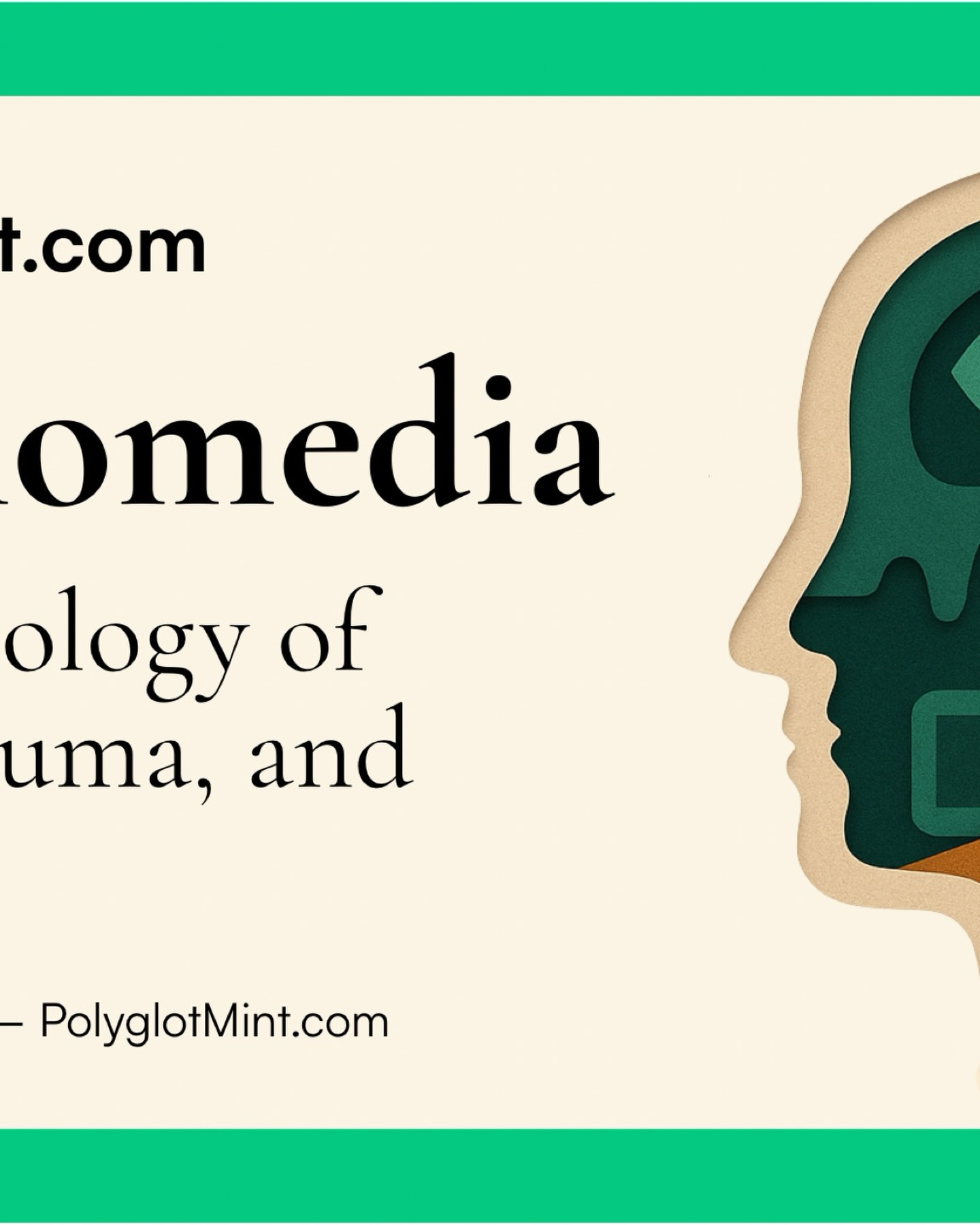 What is Psychomedia? ✨
Psychomedia is the psychology of media, trauma, and control — how stories, symbols, and platforms rewire the nervous system.
If you’ve ever felt like entertainment is numbing people instead of waking them up, this is what I’m mapping.
#PolyglotMint #Psychomedia #MediaPsychology #Trauma #MassMedia #mintvsmassmedia